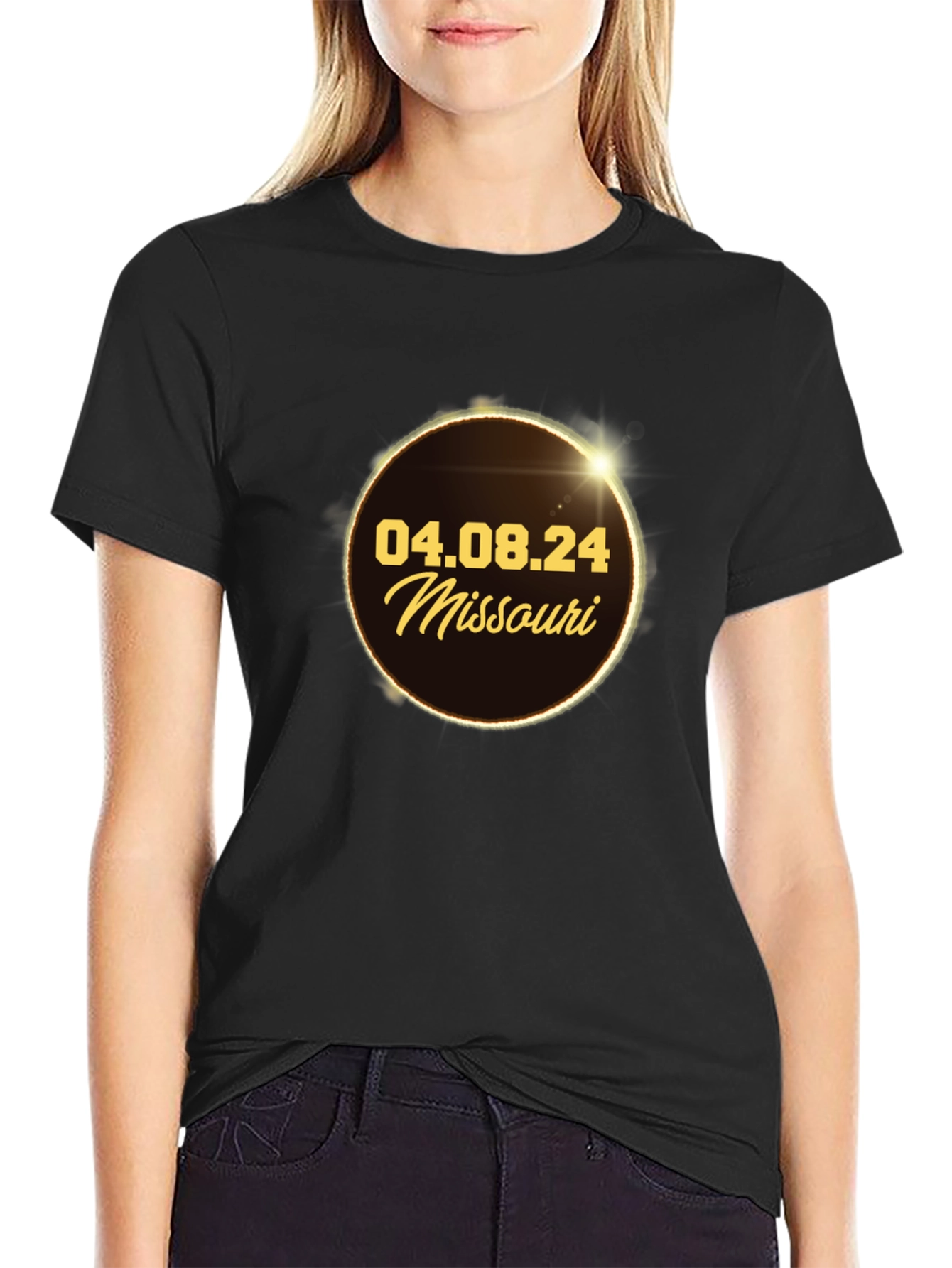 Eclipse Missouri 2024 T-Shirt - Total Solar Eclipse Souvenir