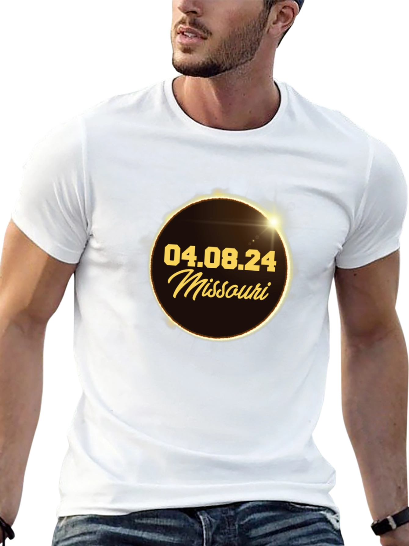 Eclipse Missouri 2024 T-Shirt - Total Solar Eclipse Souvenir