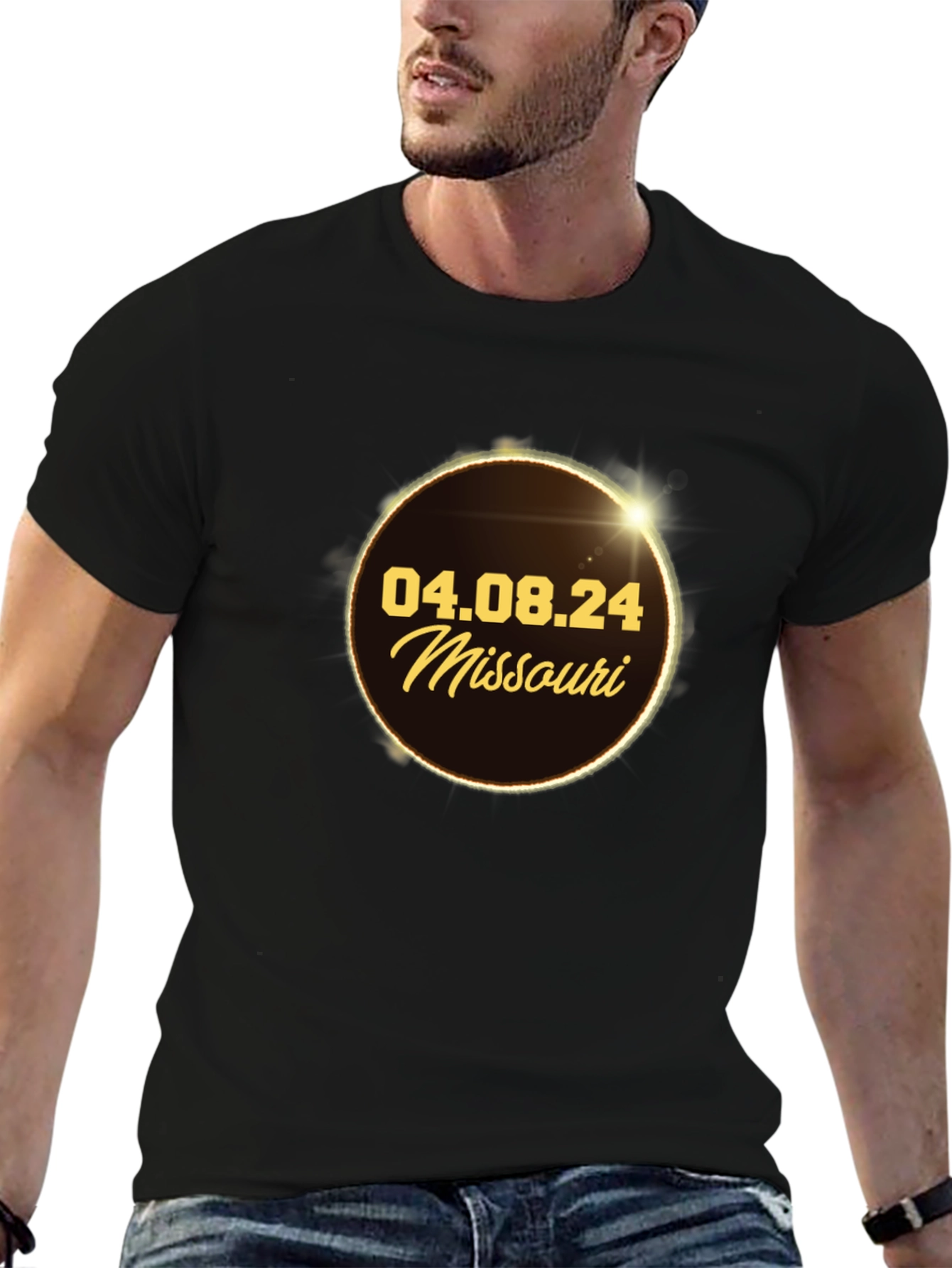 Eclipse Missouri 2024 T-Shirt - Total Solar Eclipse Souvenir