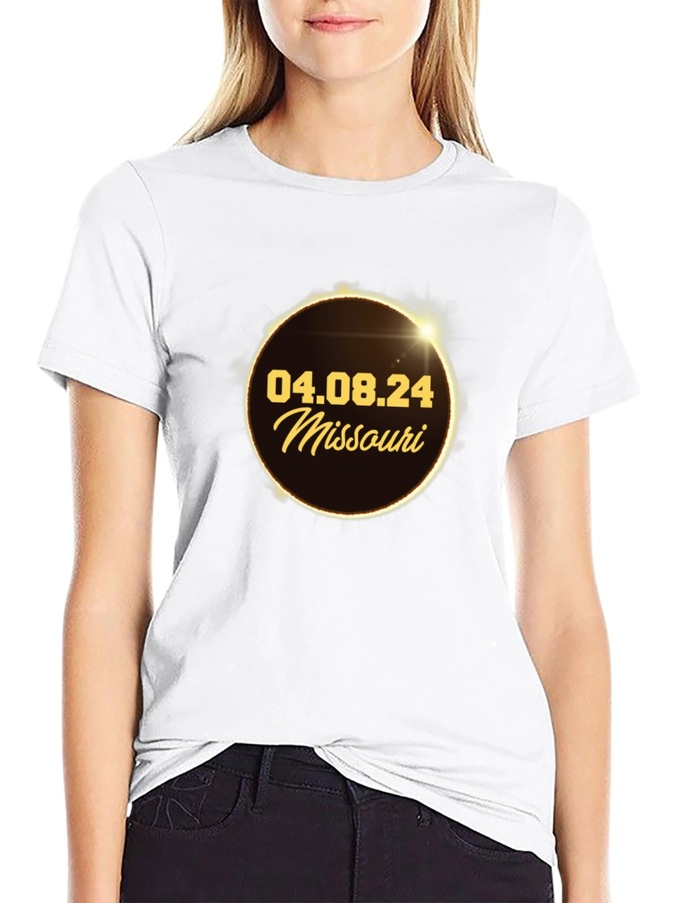 Eclipse Missouri 2024 T-Shirt - Total Solar Eclipse Souvenir