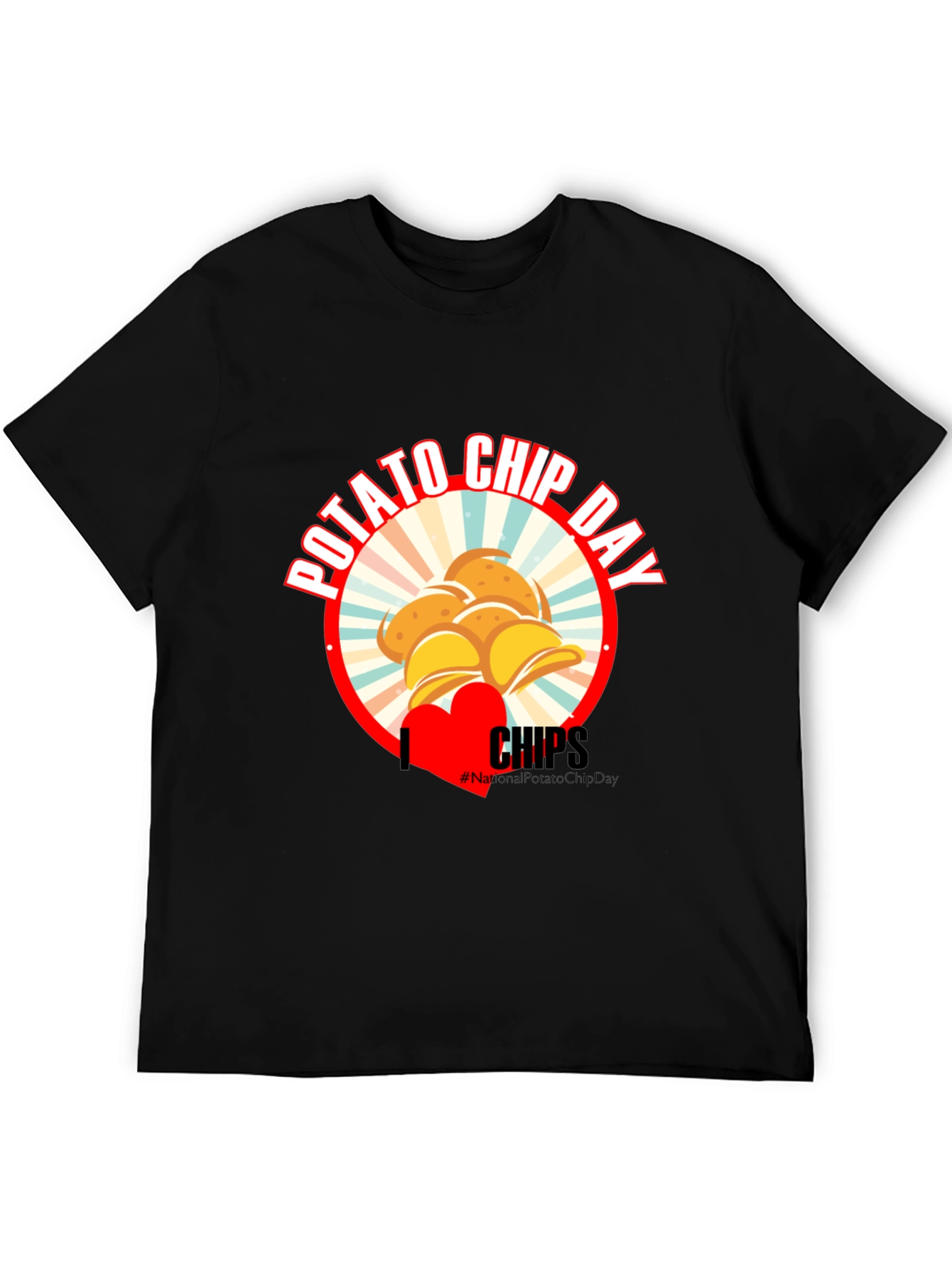 Potato Chip Day T-Shirt - Snack Lover Tee