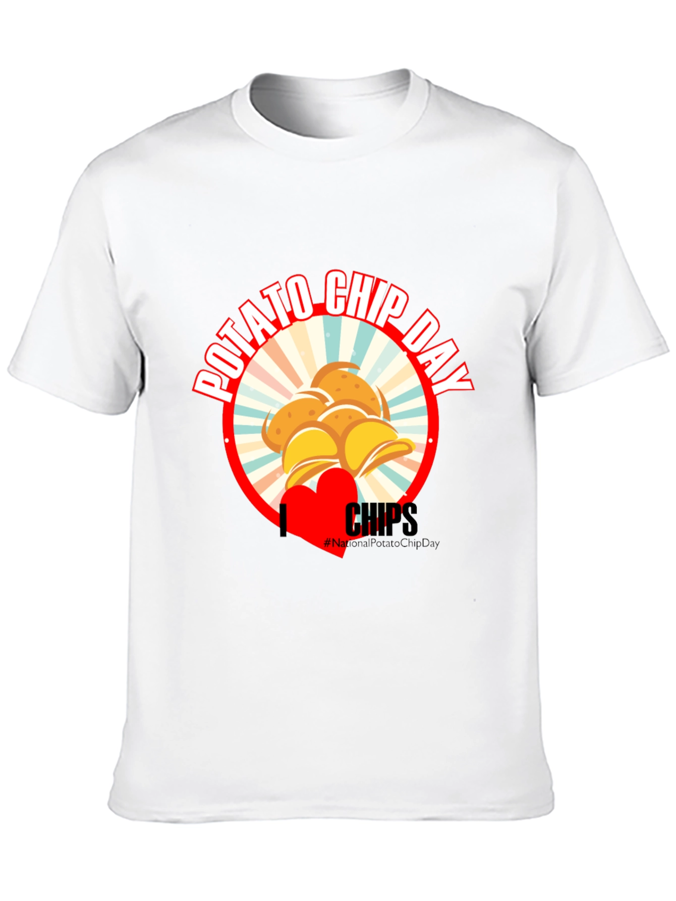 Potato Chip Day T-Shirt - Snack Lover Tee