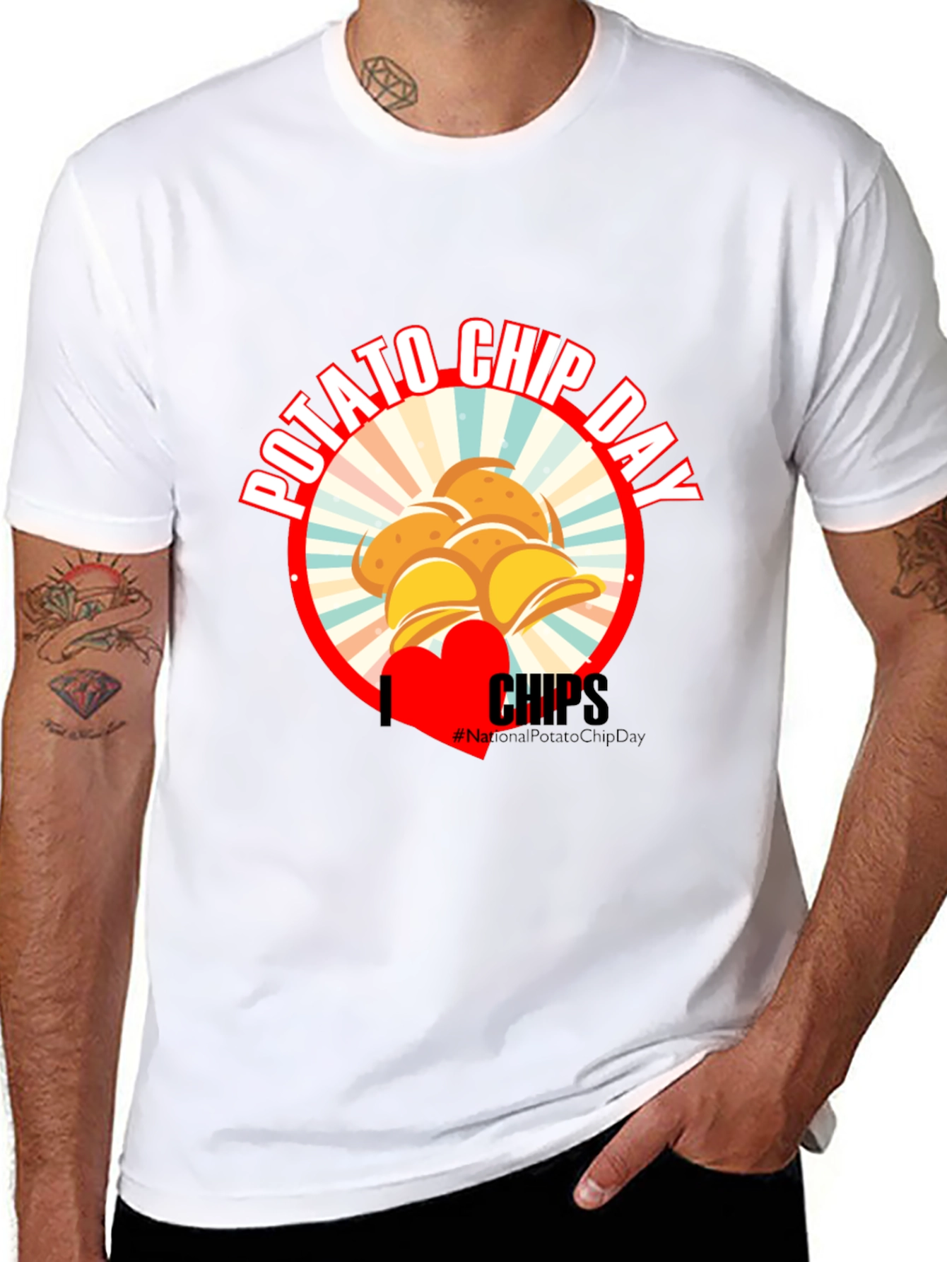 Potato Chip Day T-Shirt - Snack Lover Tee