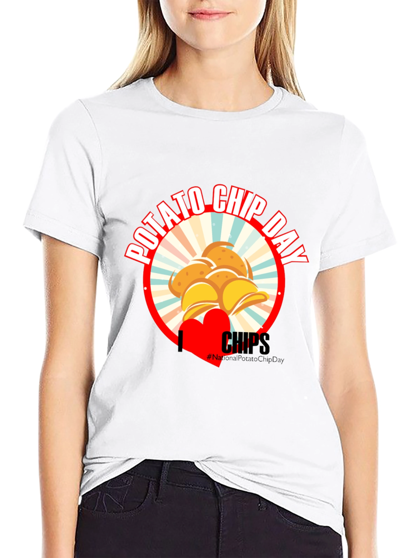 Potato Chip Day T-Shirt - Snack Lover Tee