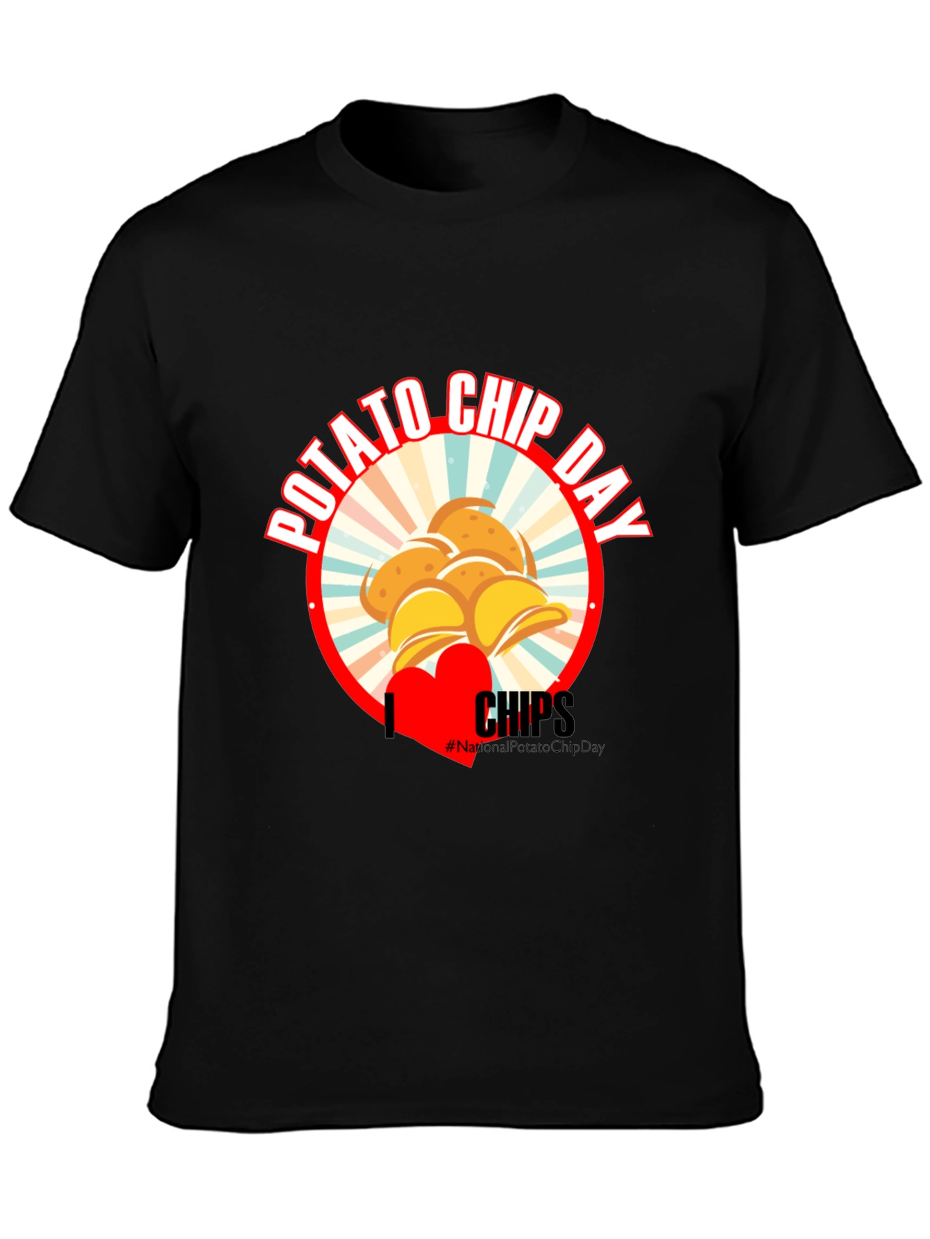 Potato Chip Day T-Shirt - Snack Lover Tee