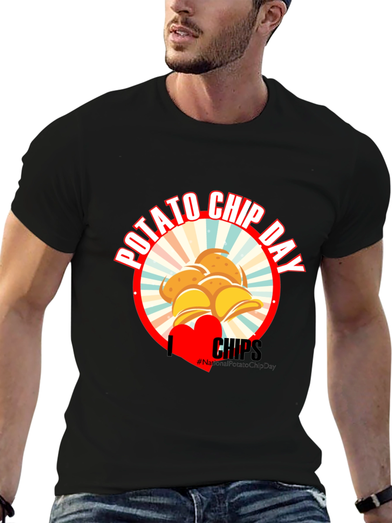 Potato Chip Day T-Shirt - Snack Lover Tee