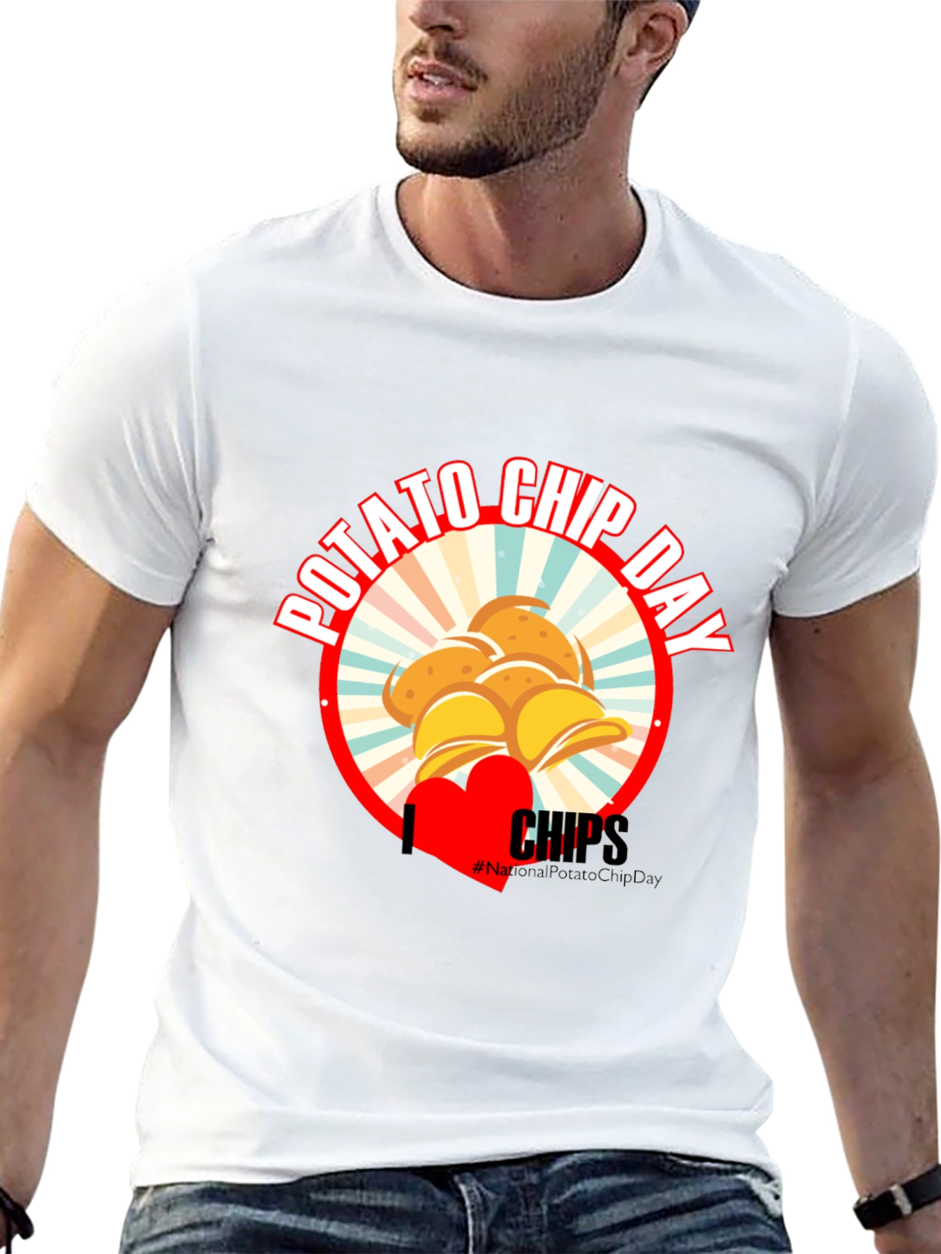 Potato Chip Day T-Shirt - Snack Lover Tee