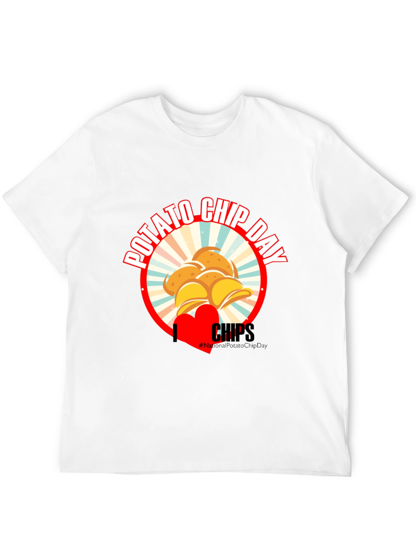 Potato Chip Day T-Shirt - Snack Lover Tee