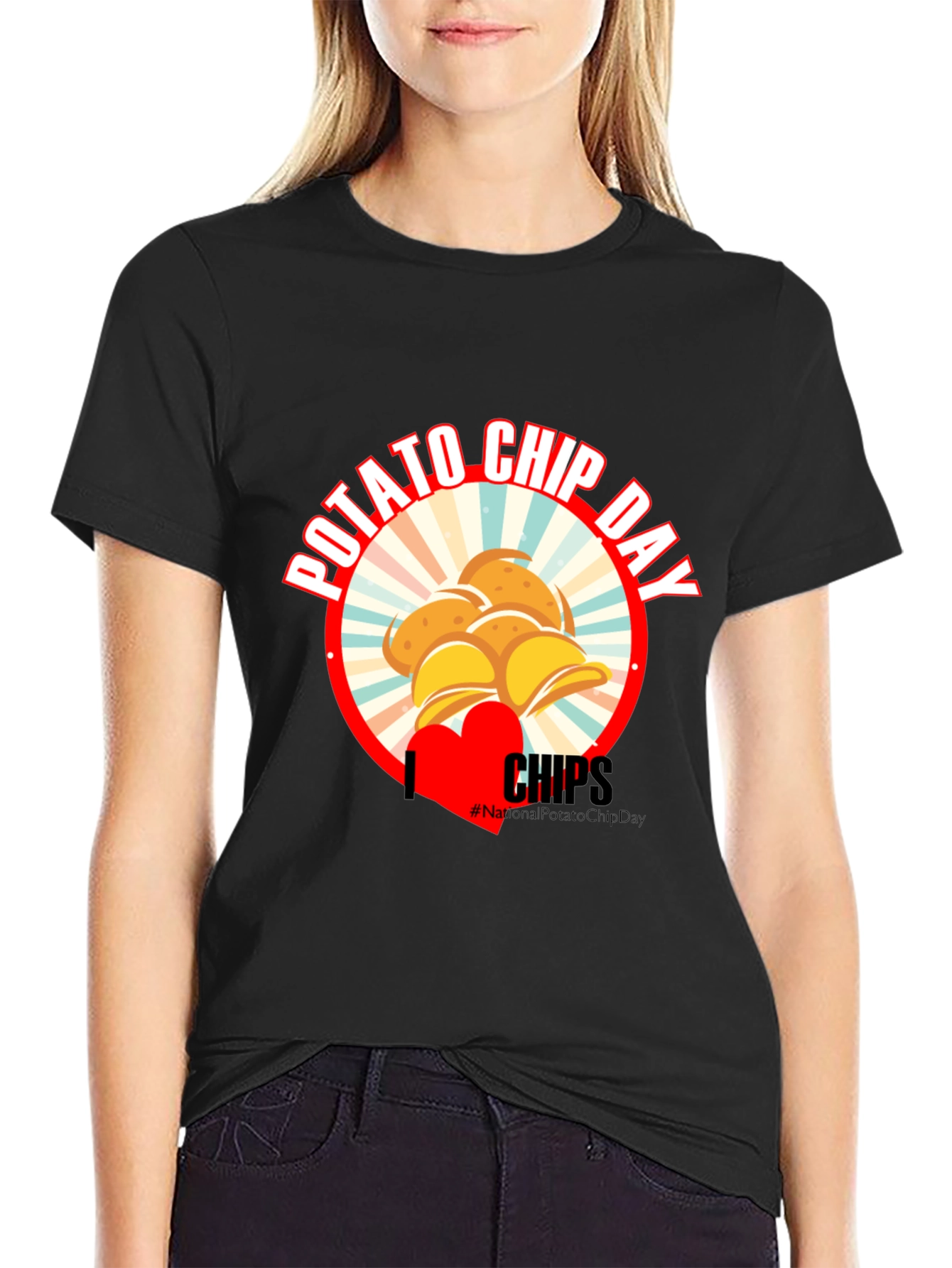Potato Chip Day T-Shirt - Snack Lover Tee