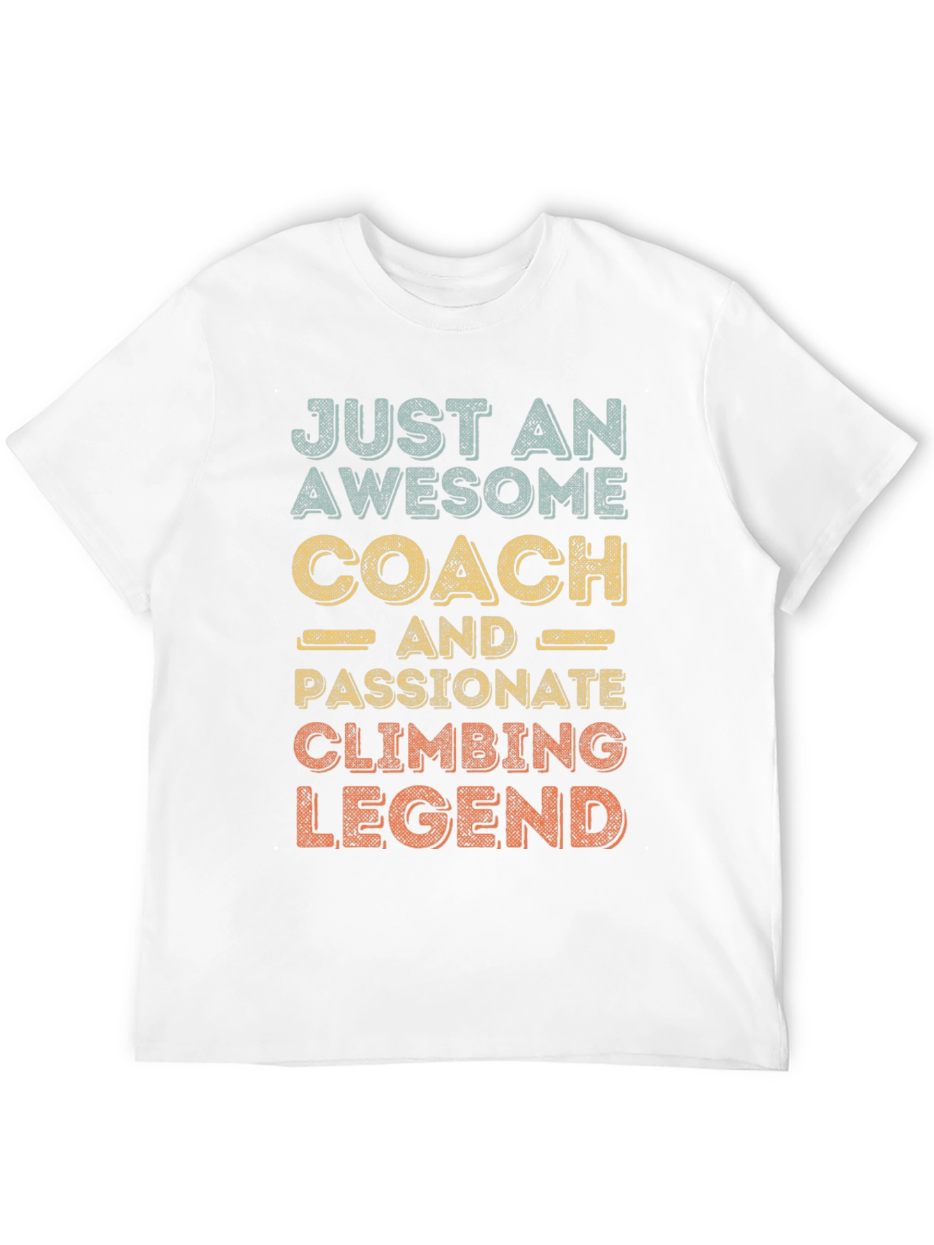 Awesome Coach Climbing Legend Graphic Tee