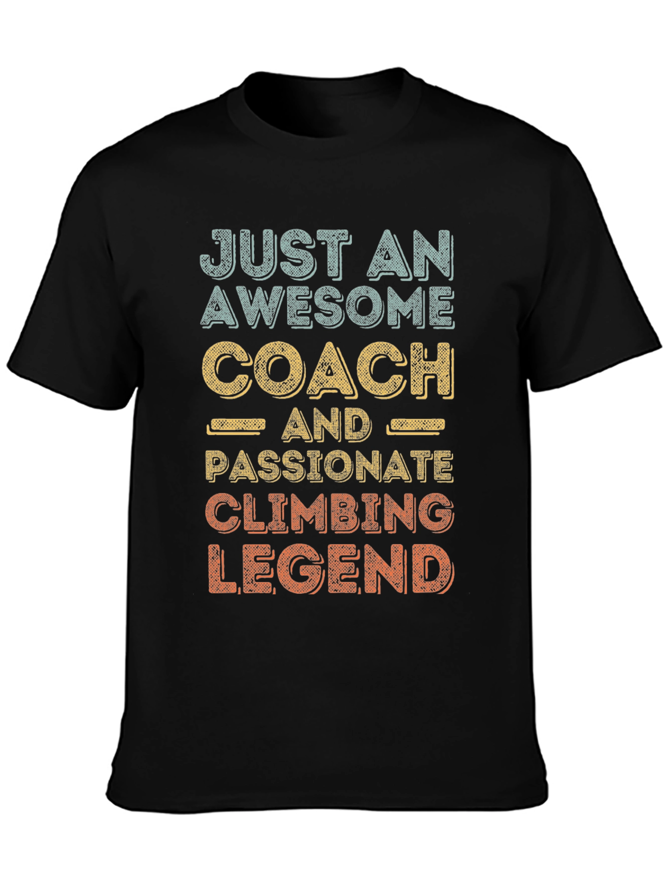 Awesome Coach Climbing Legend Graphic Tee