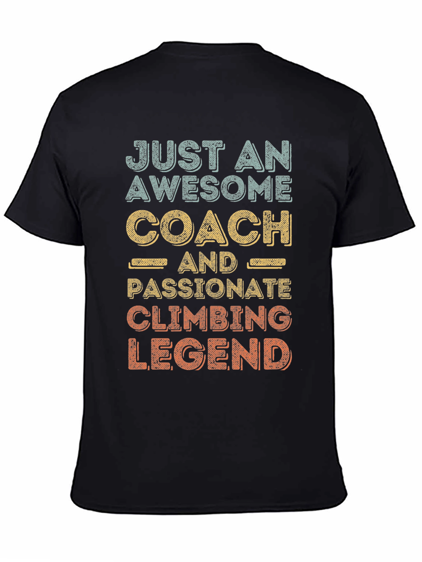 Awesome Coach Climbing Legend Graphic Tee
