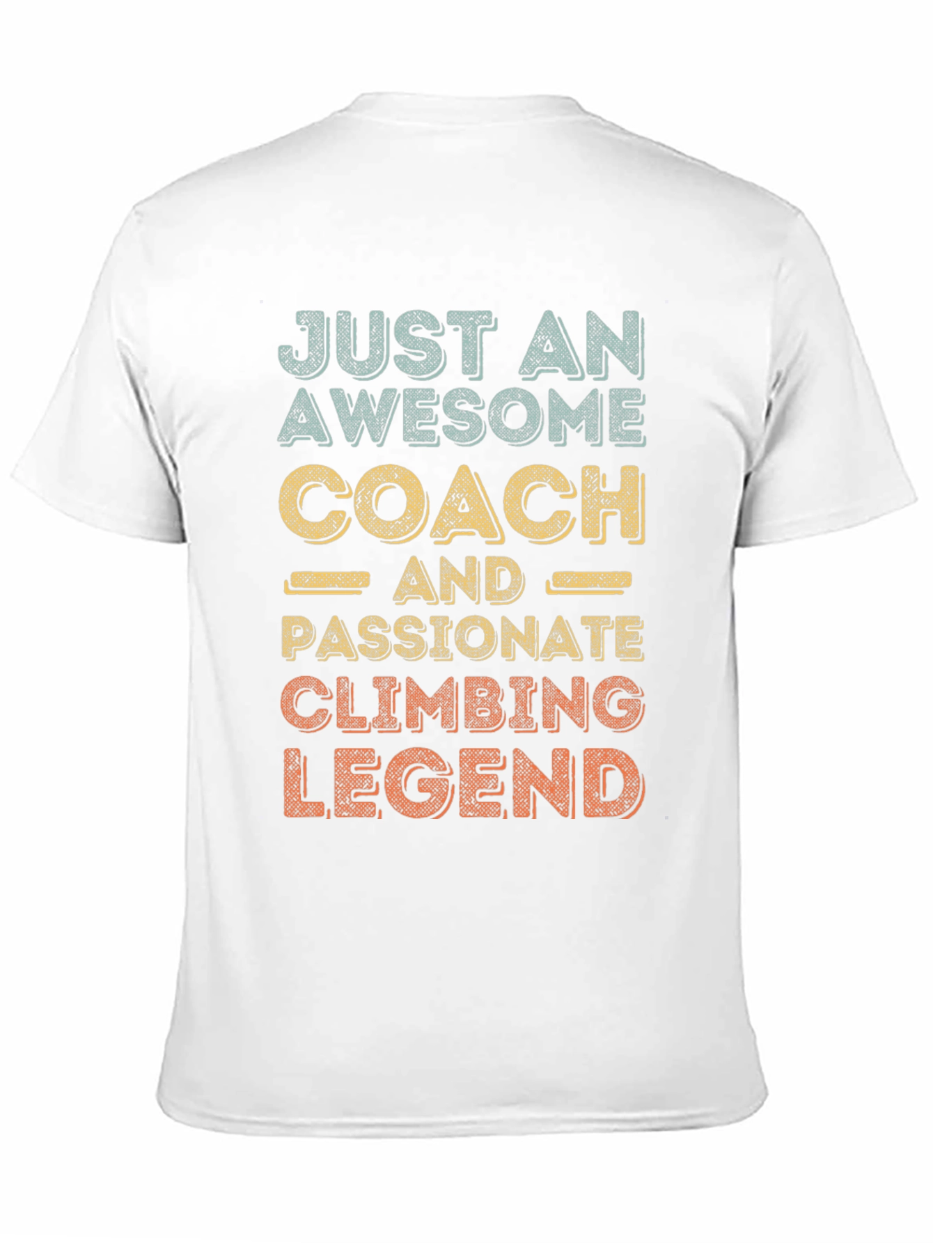 Awesome Coach Climbing Legend Graphic Tee