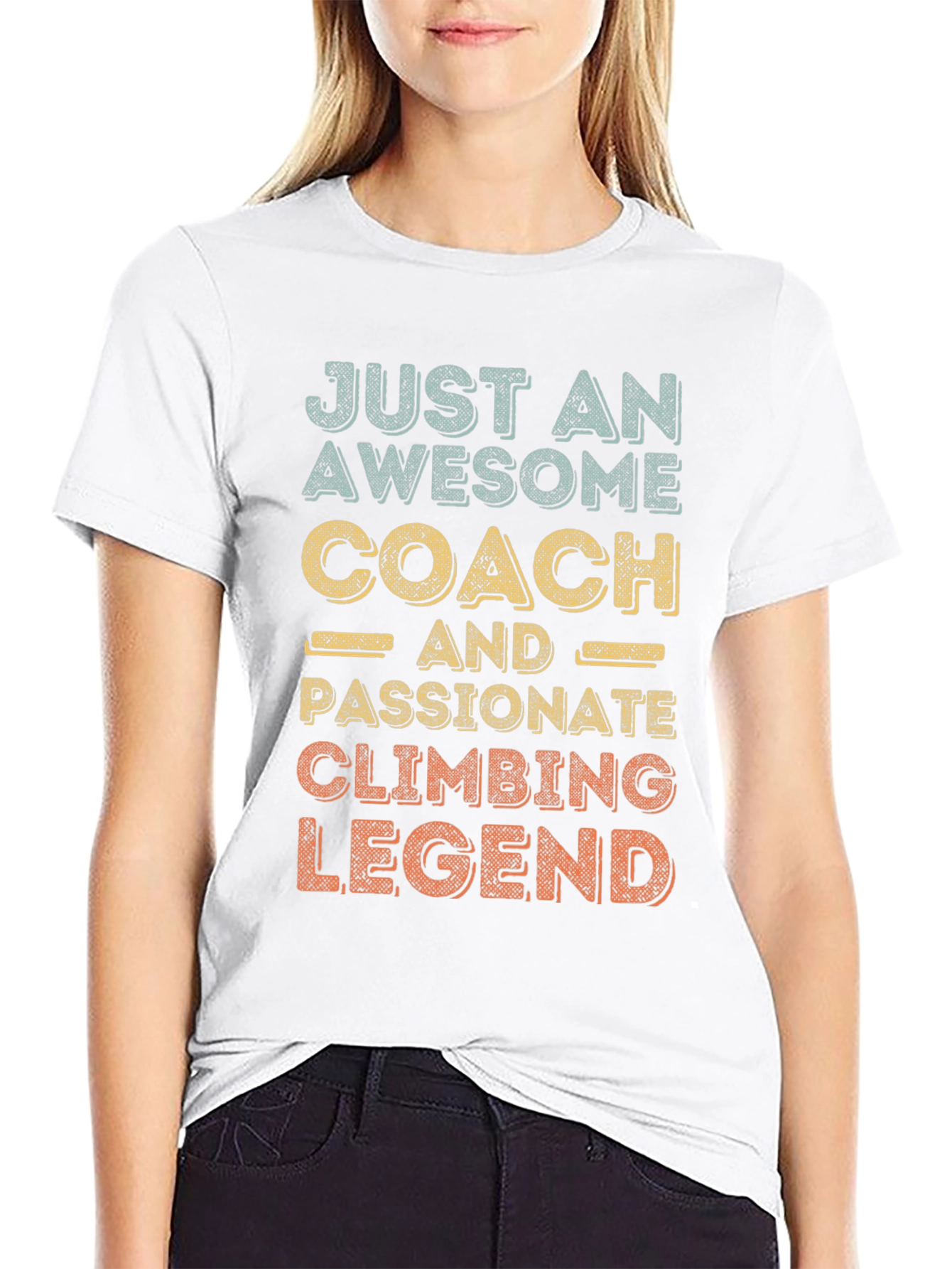 Awesome Coach Climbing Legend Graphic Tee