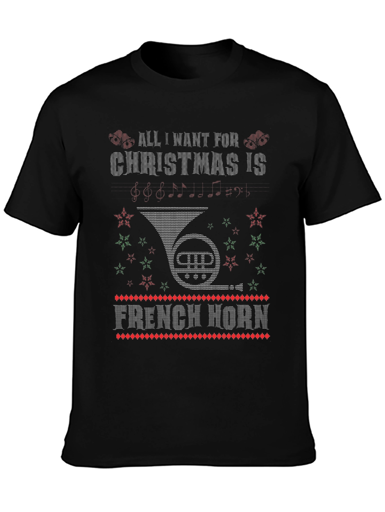 French Horn Christmas T-Shirt