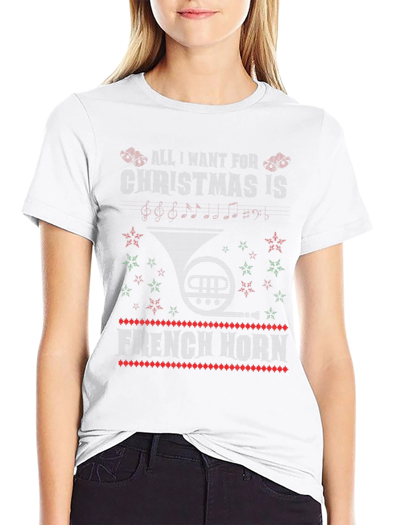 French Horn Christmas T-Shirt