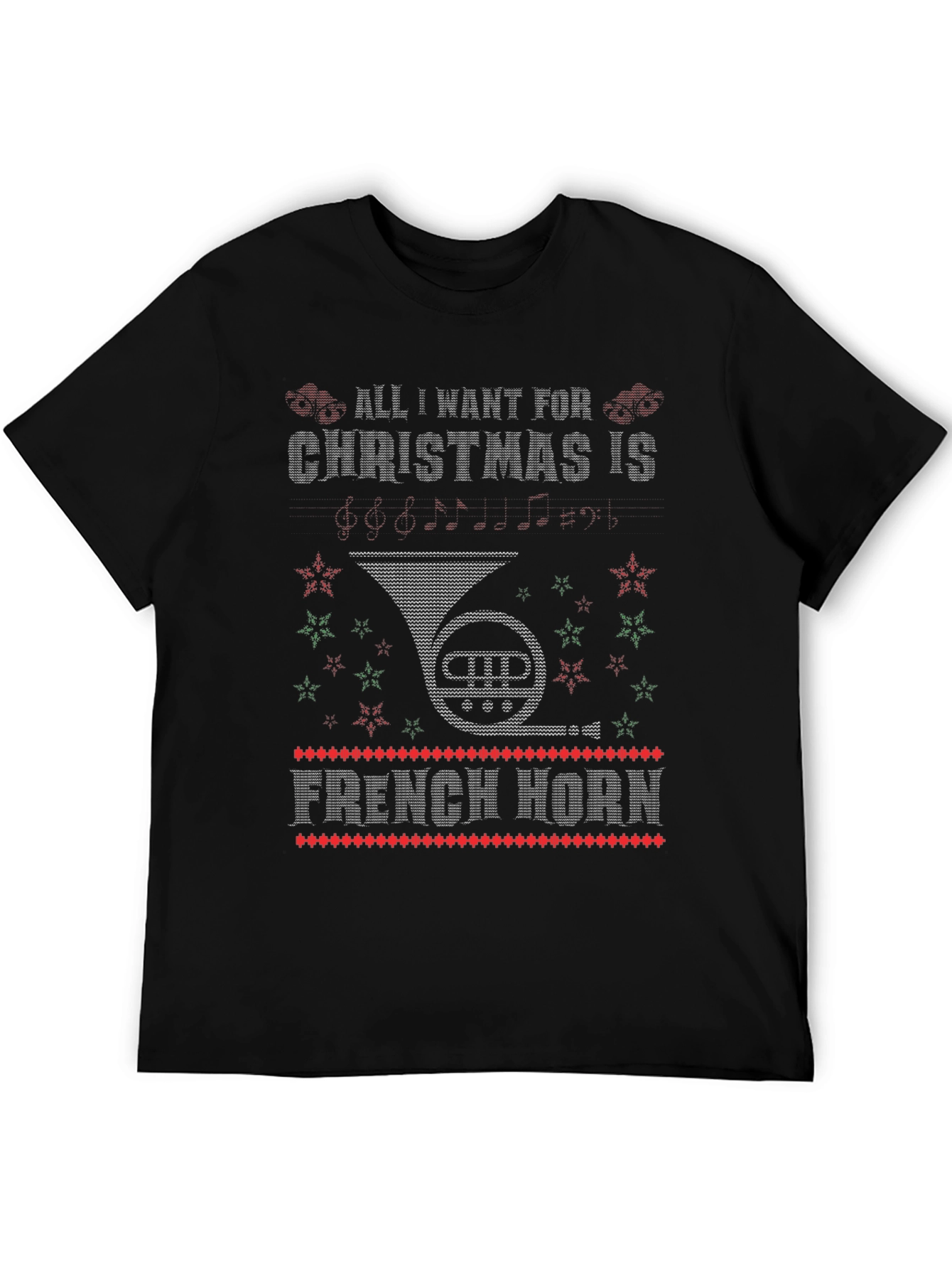 French Horn Christmas T-Shirt