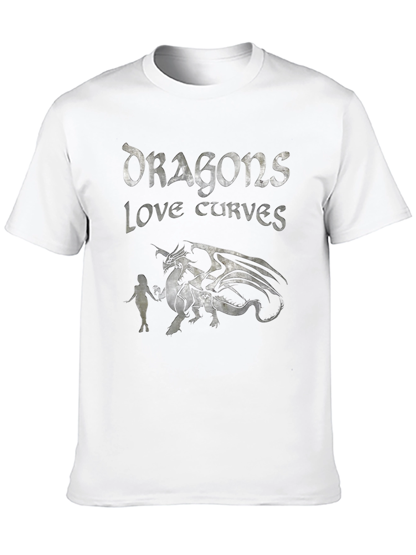 Dragons Love Curves Graphic Tee