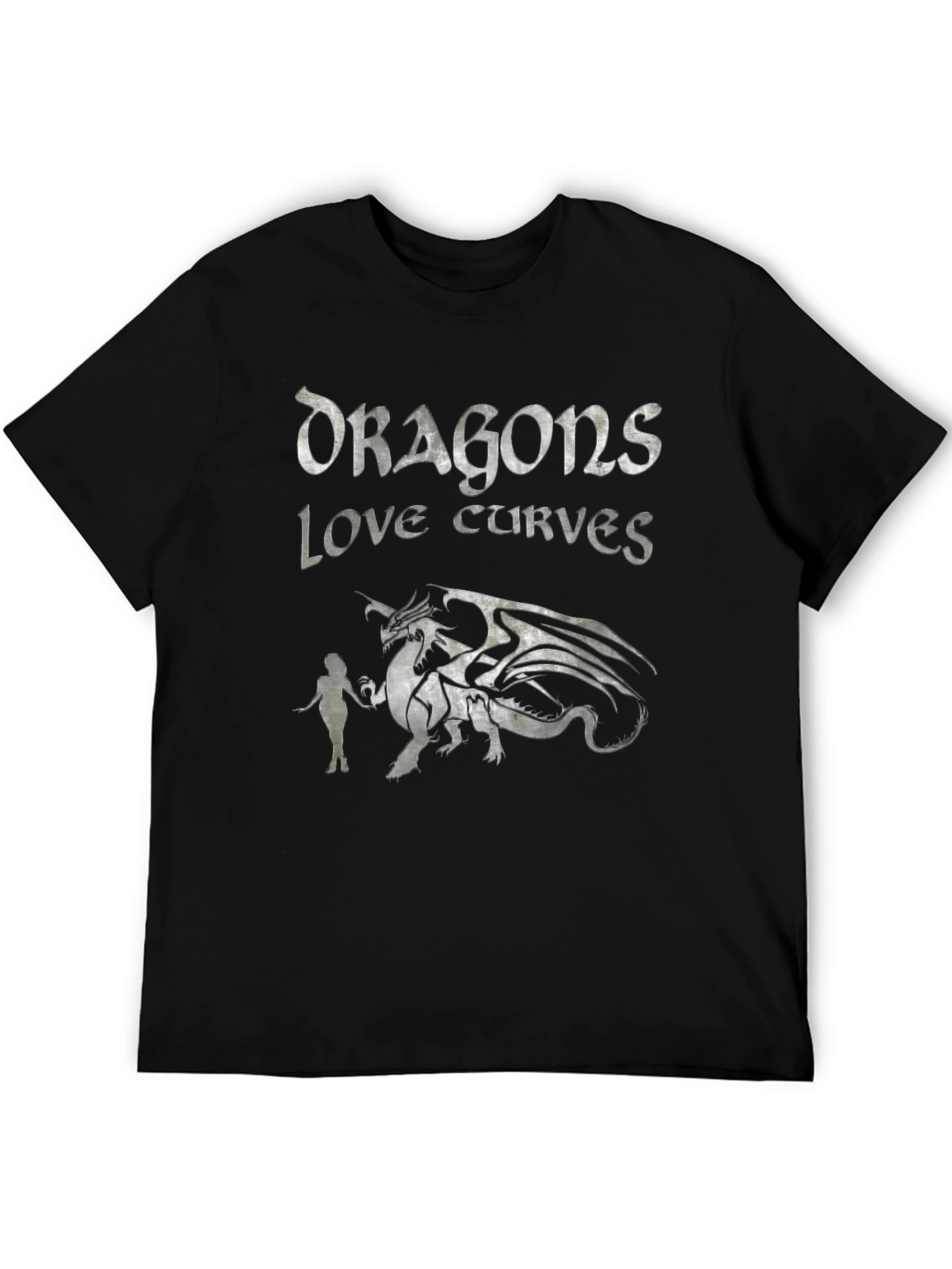 Dragons Love Curves Graphic Tee
