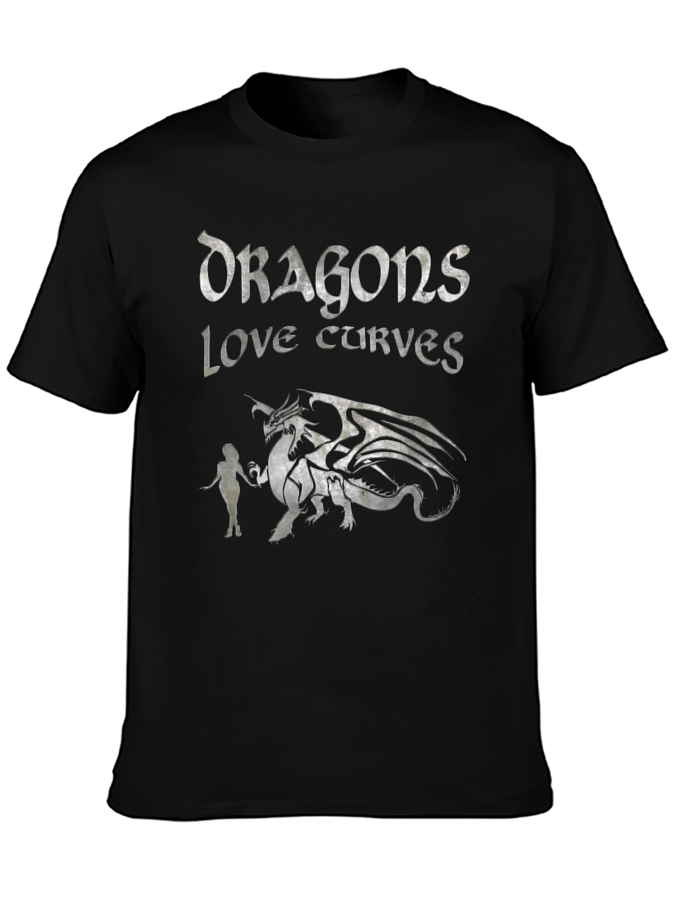 Dragons Love Curves Graphic Tee