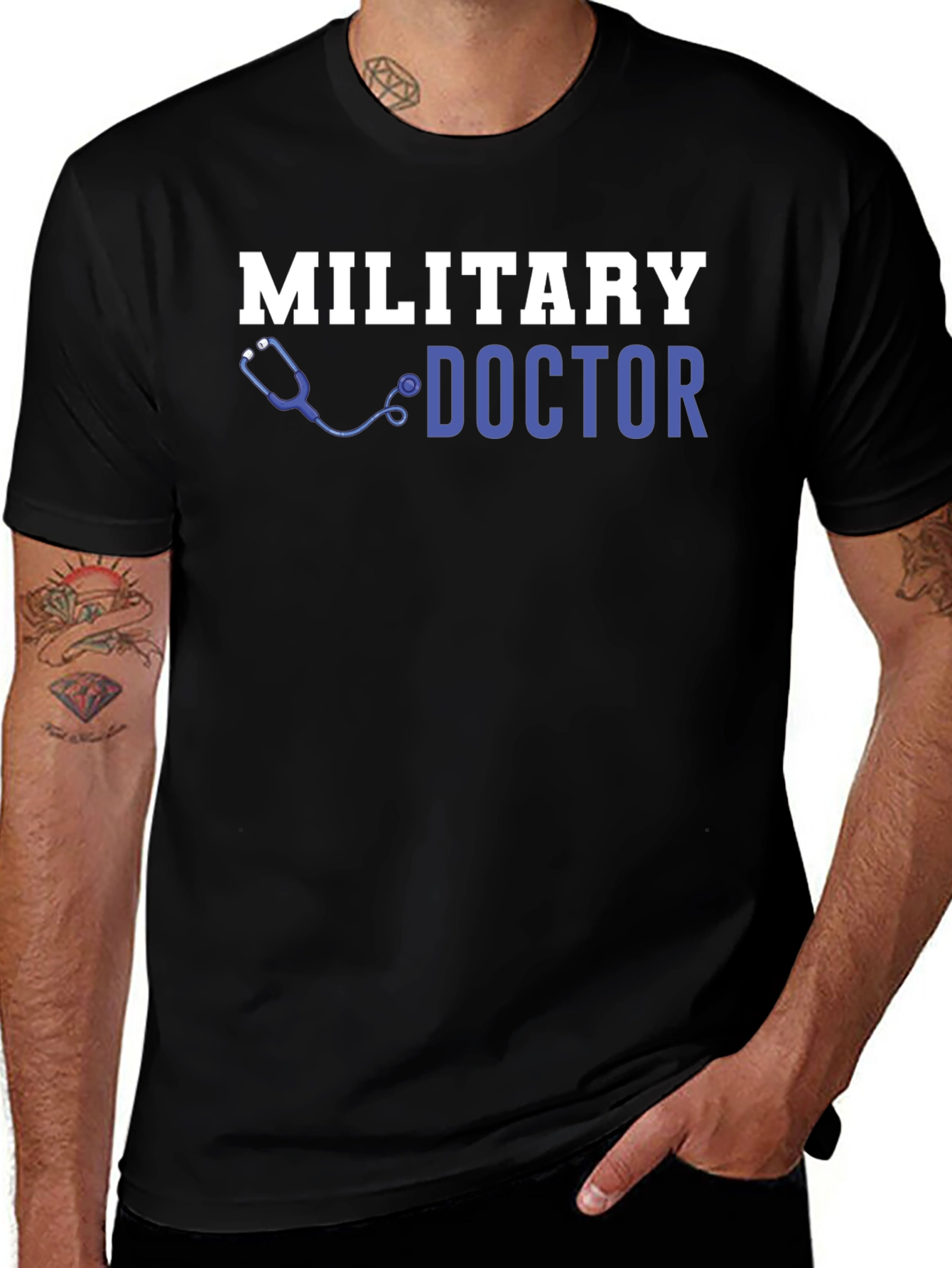Military Doctor Graphic T-Shirt