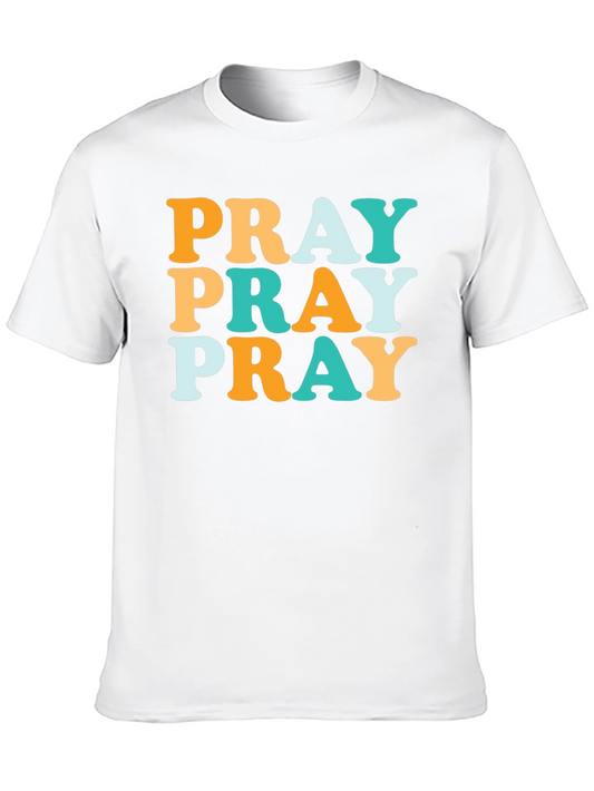 Pray Graphic T-Shirt - Stylish Religious Apparel