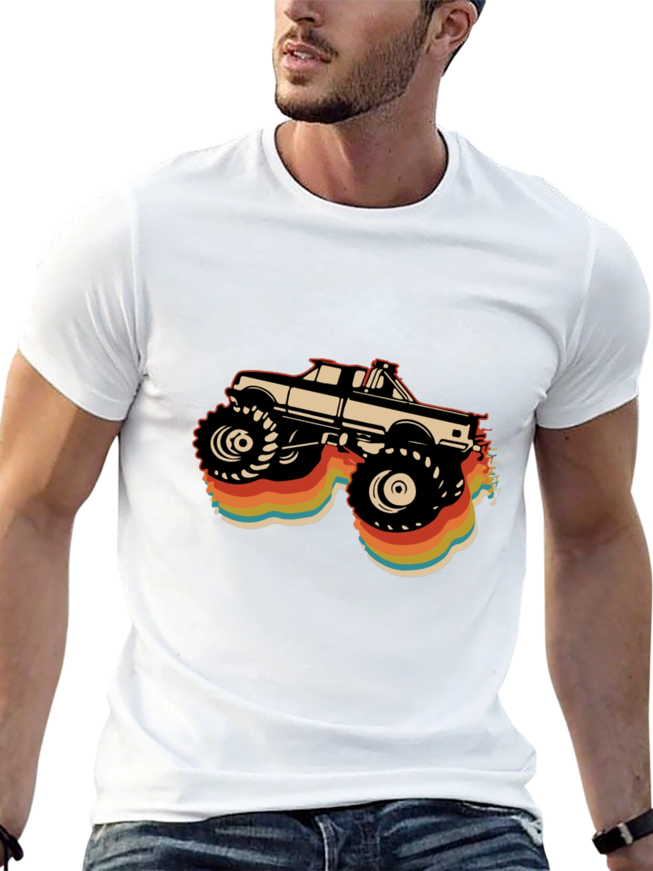 Retro Monster Truck Graphic Tee
