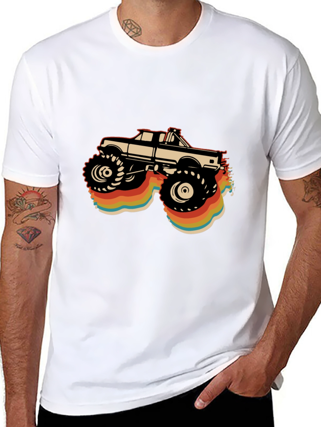 Retro Monster Truck Graphic Tee