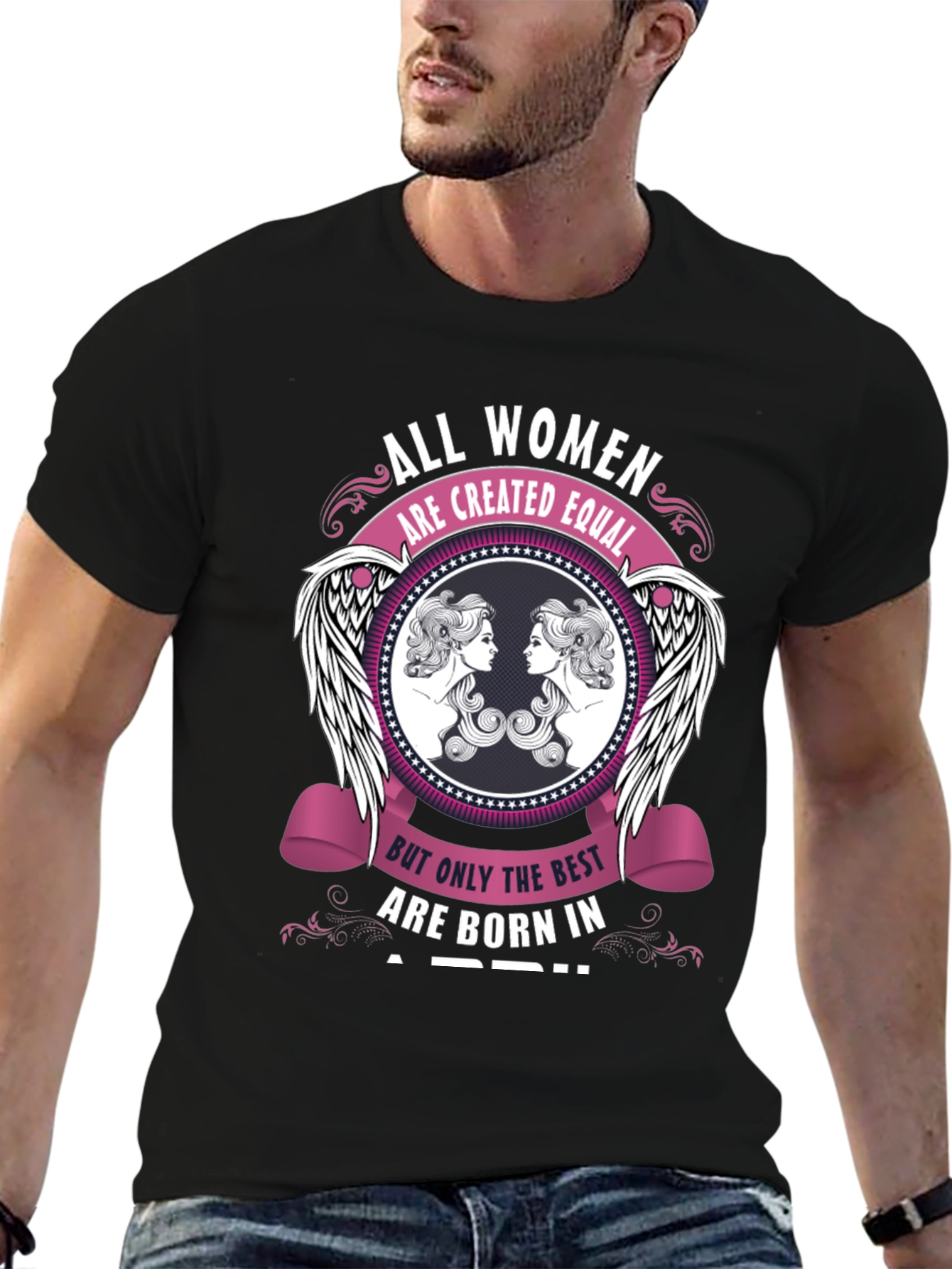 All Women Created Equal April Birthday T-Shirt