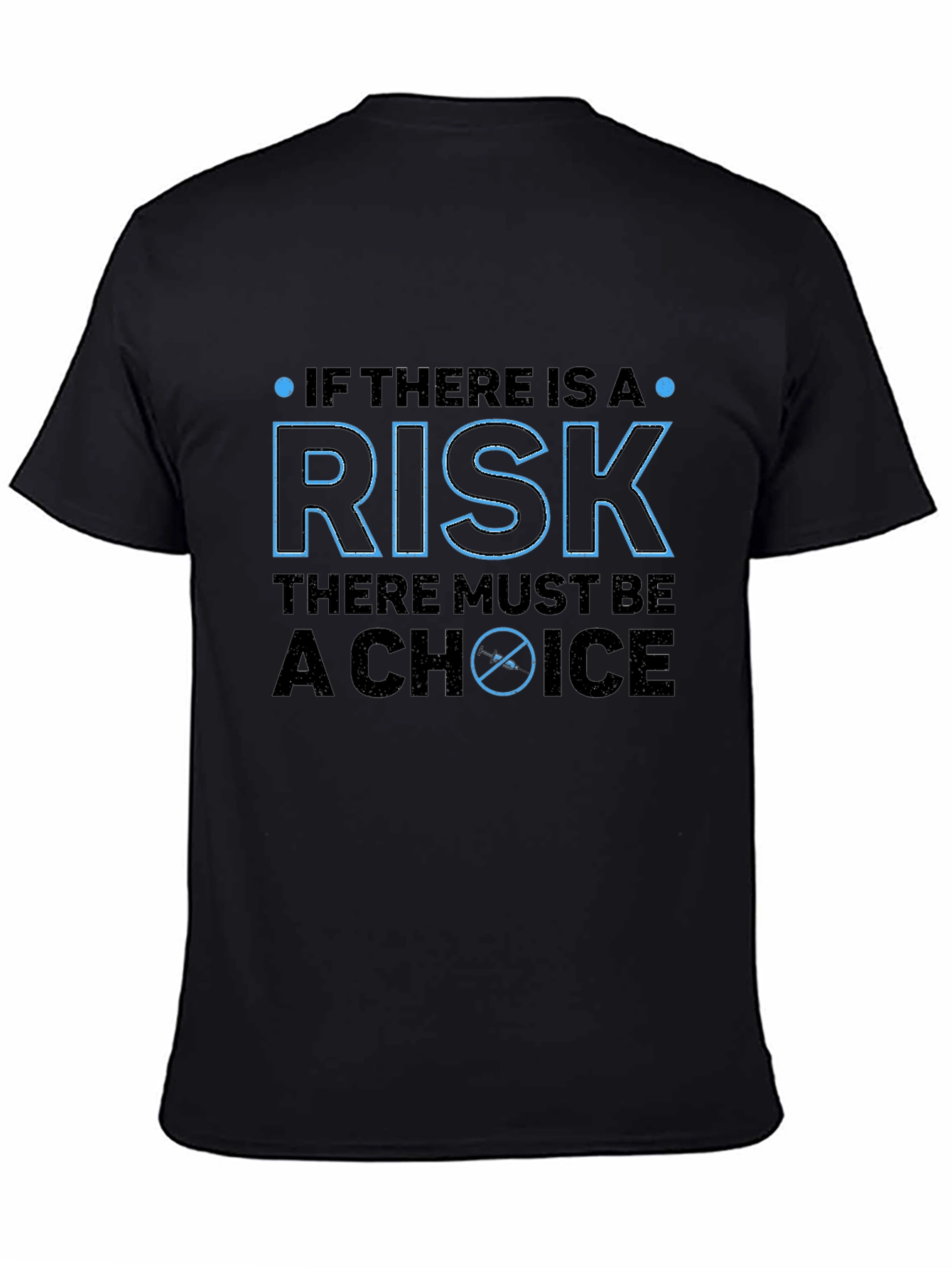 Risk and Choice Graphic Tee - Black T-Shirt