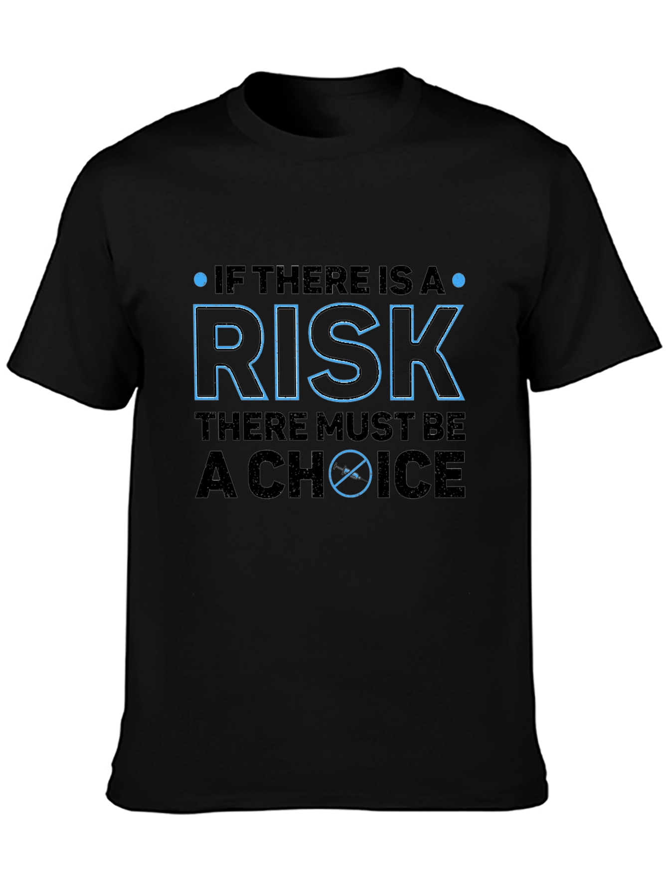 Risk and Choice Graphic Tee - Black T-Shirt