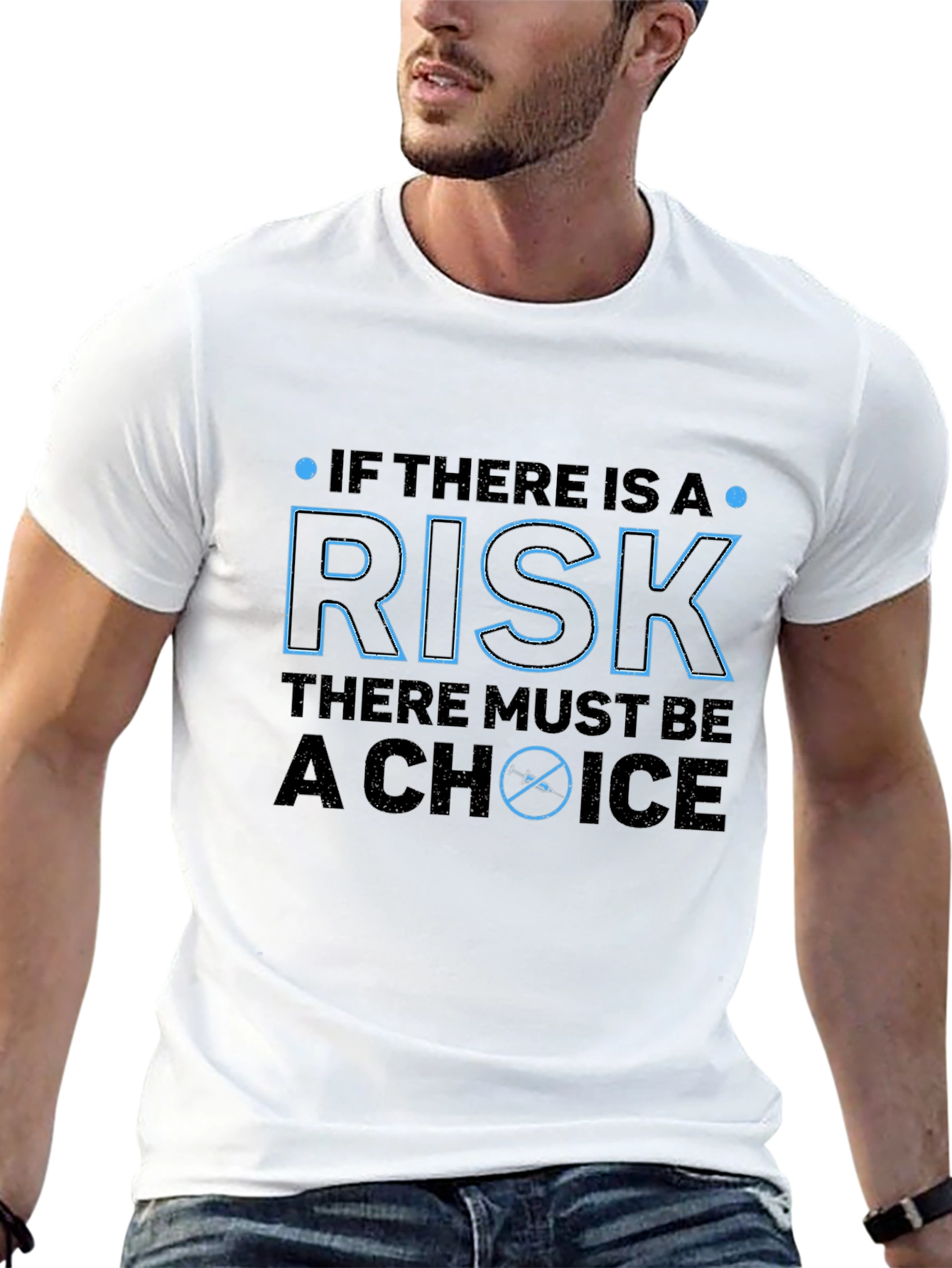 Risk and Choice Graphic Tee - Black T-Shirt