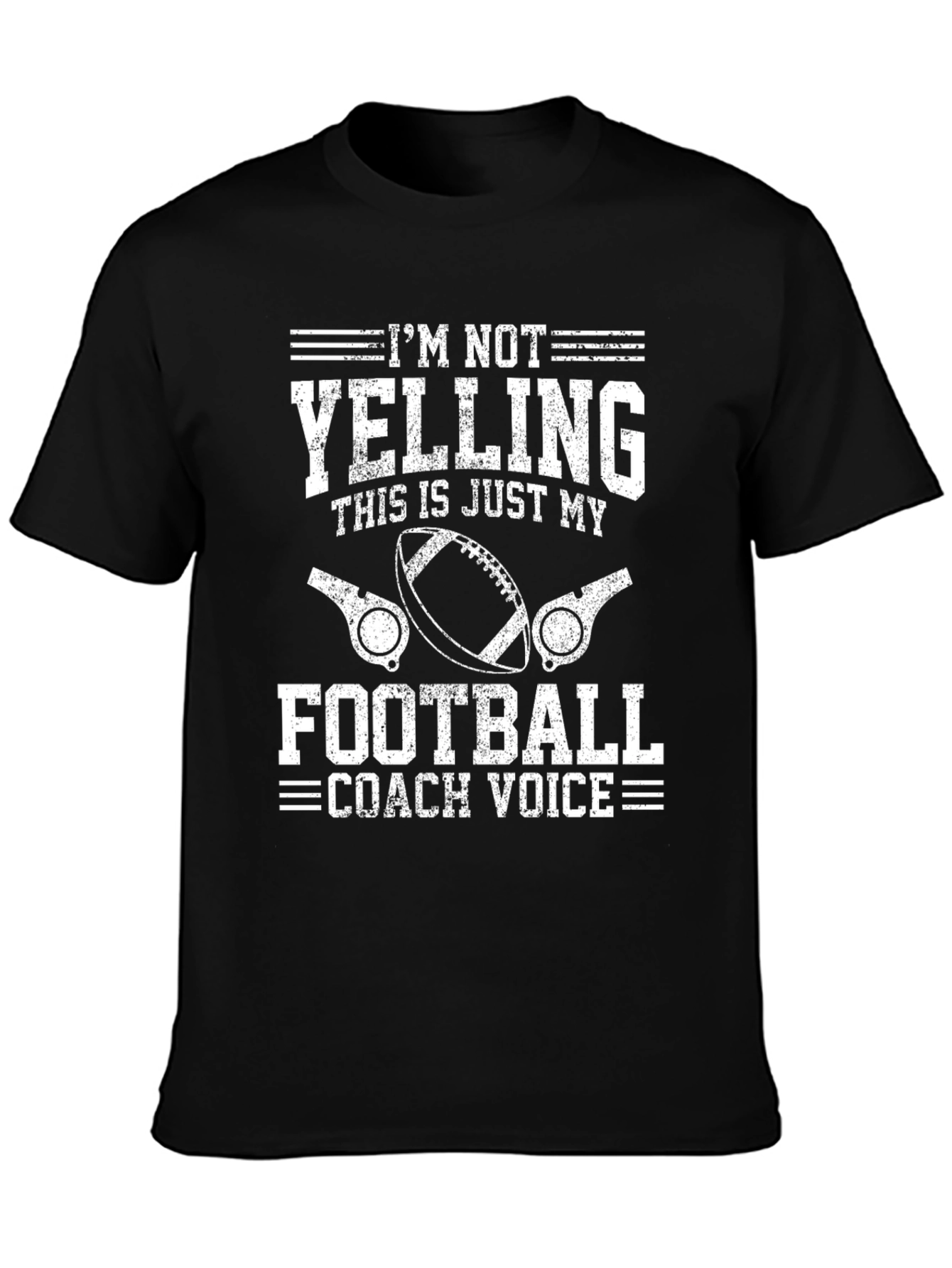 Football Coach Voice Graphic T-Shirt