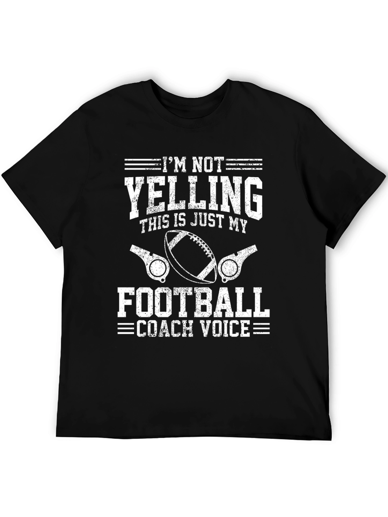 Football Coach Voice Graphic T-Shirt