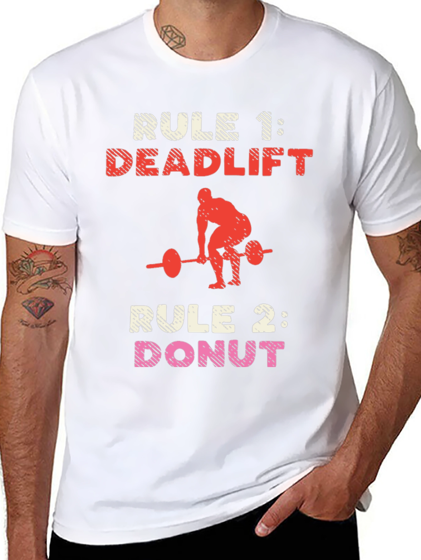 Deadlift and Donuts Graphic T-Shirt