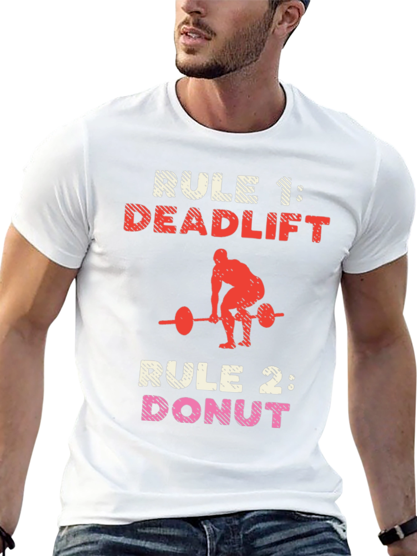 Deadlift and Donuts Graphic T-Shirt