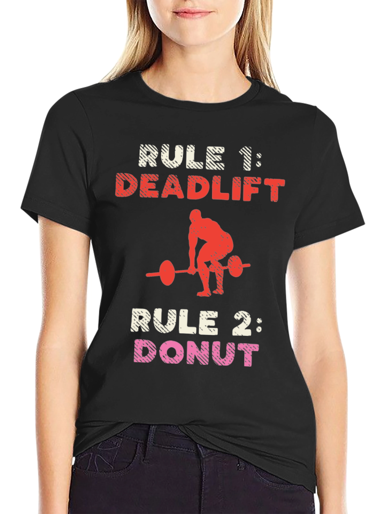 Deadlift and Donuts Graphic T-Shirt