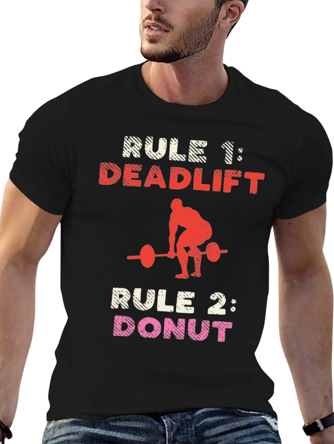 Deadlift and Donuts Graphic T-Shirt