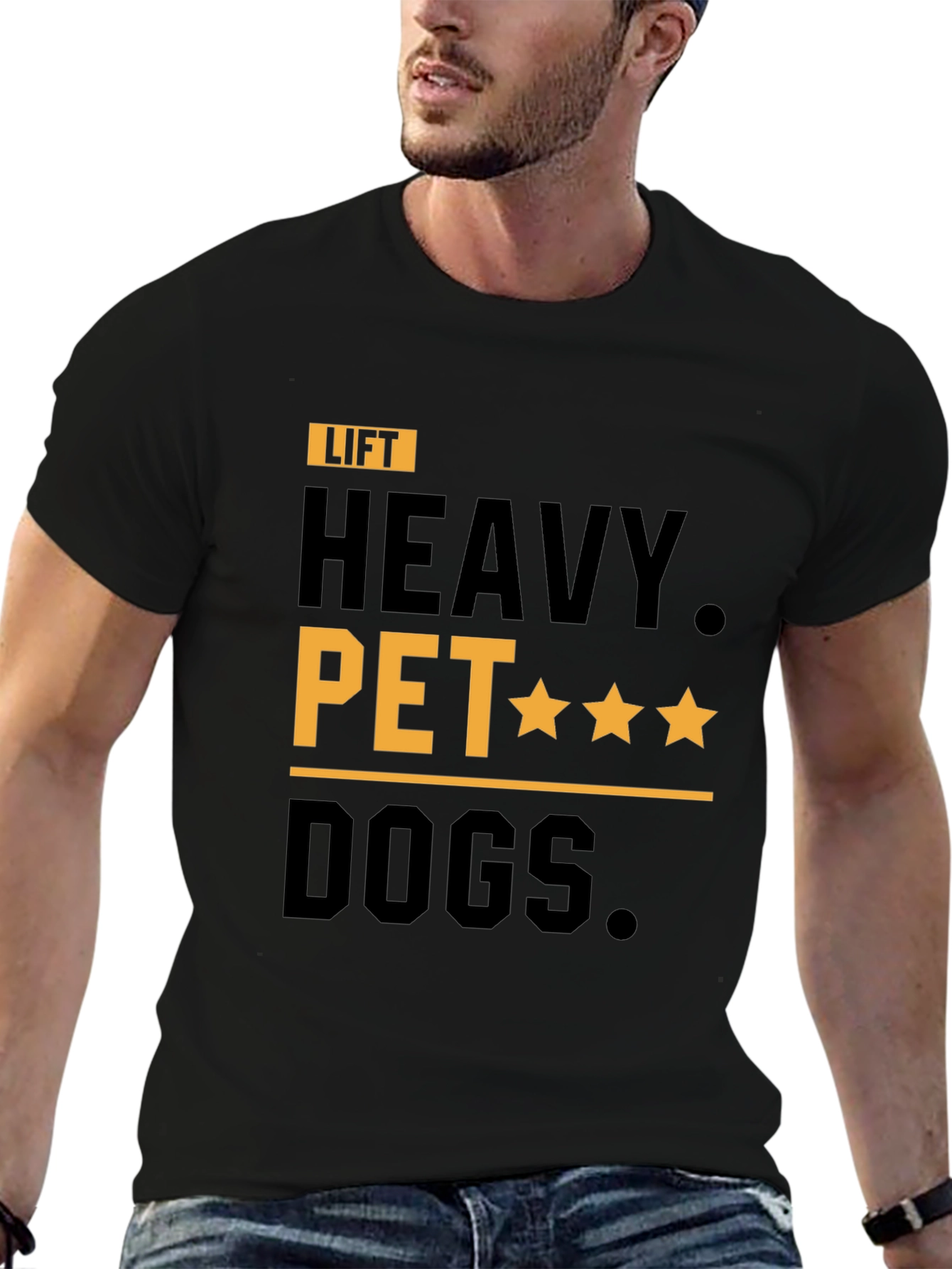 Lift Heavy Pet Dogs Graphic Tee