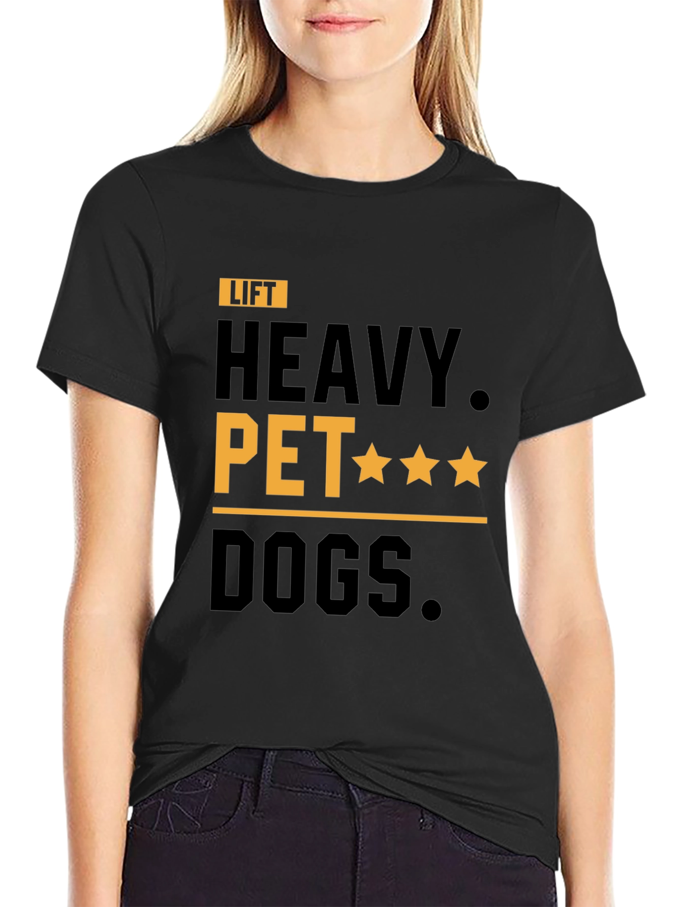 Lift Heavy Pet Dogs Graphic Tee