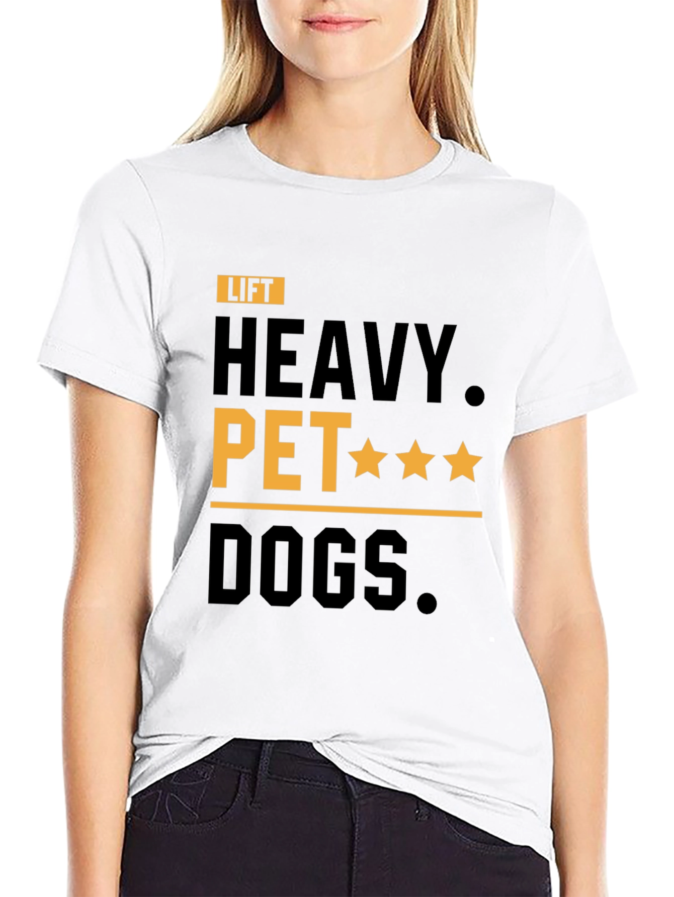 Lift Heavy Pet Dogs Graphic Tee