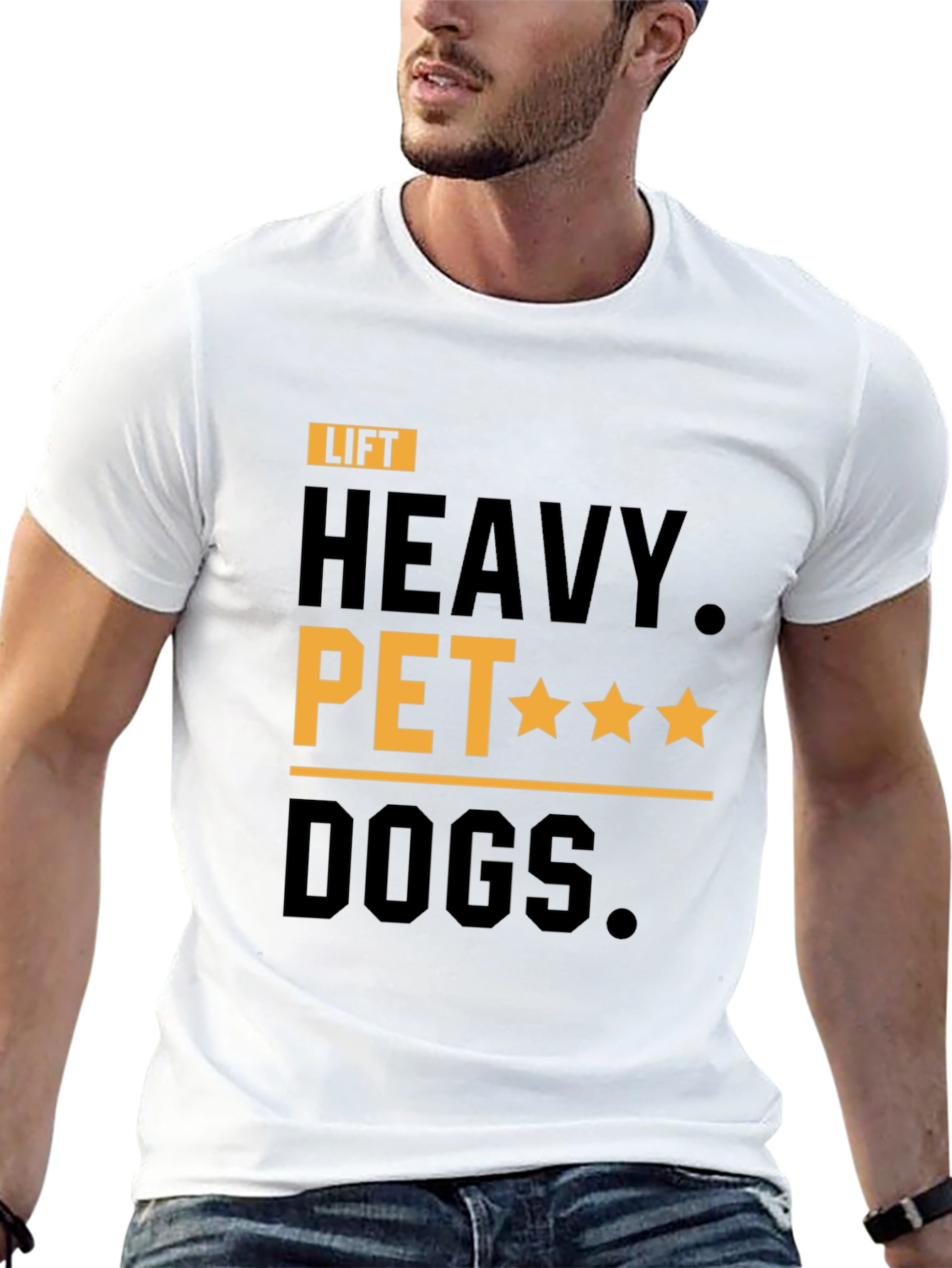 Lift Heavy Pet Dogs Graphic Tee