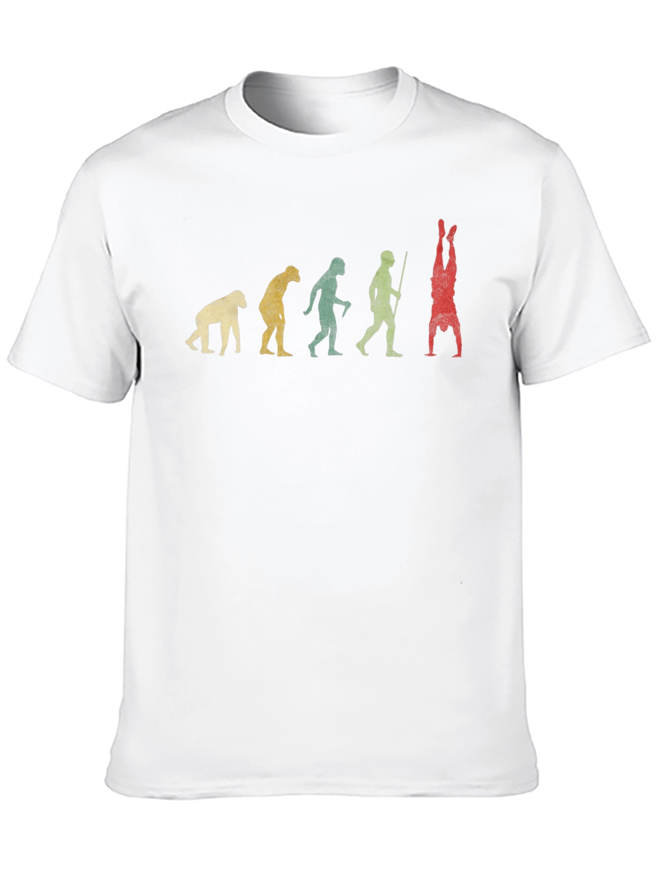 Evolution Handstand T-Shirt - Novelty Graphic Tee