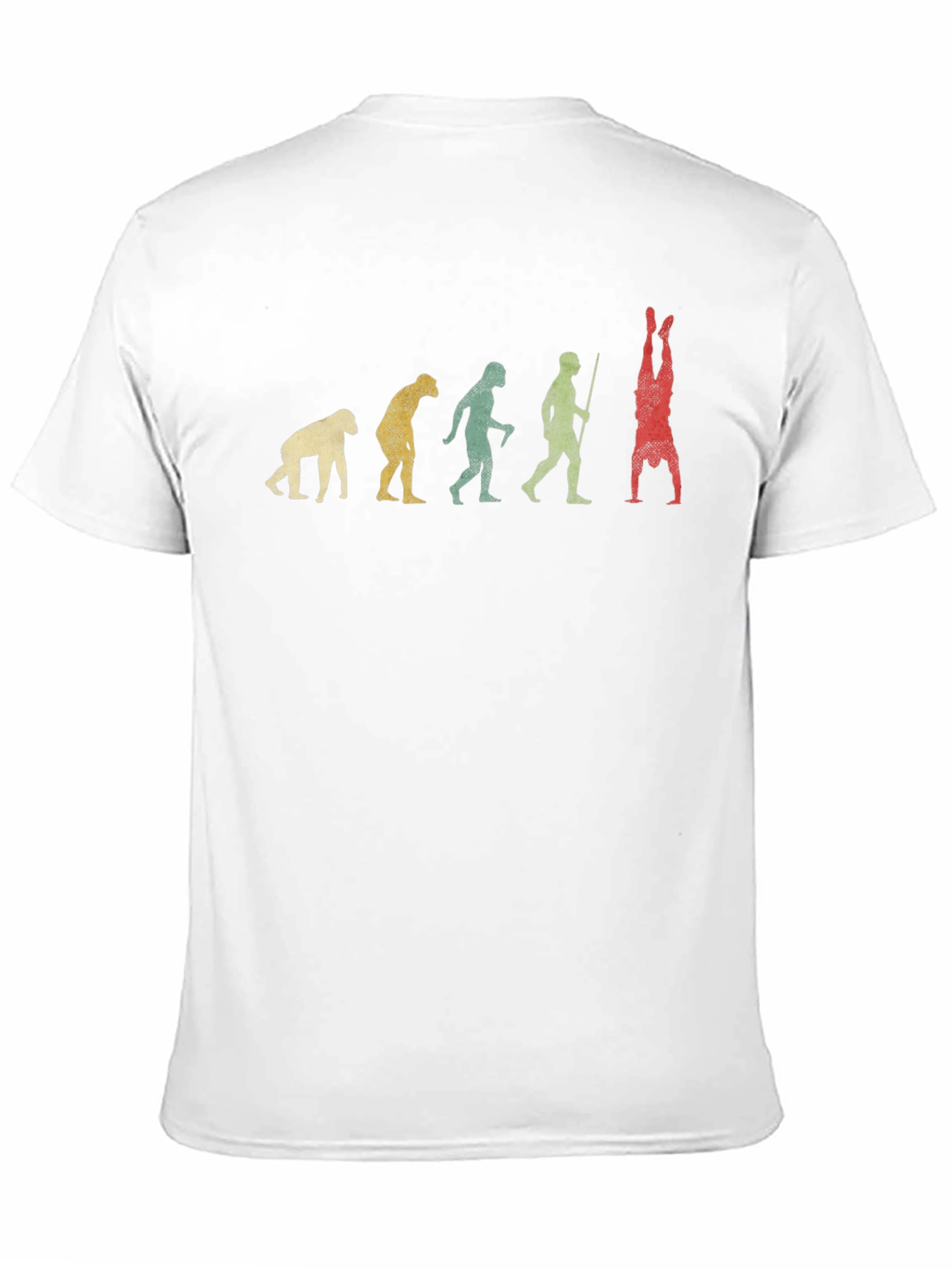 Evolution Handstand T-Shirt - Novelty Graphic Tee