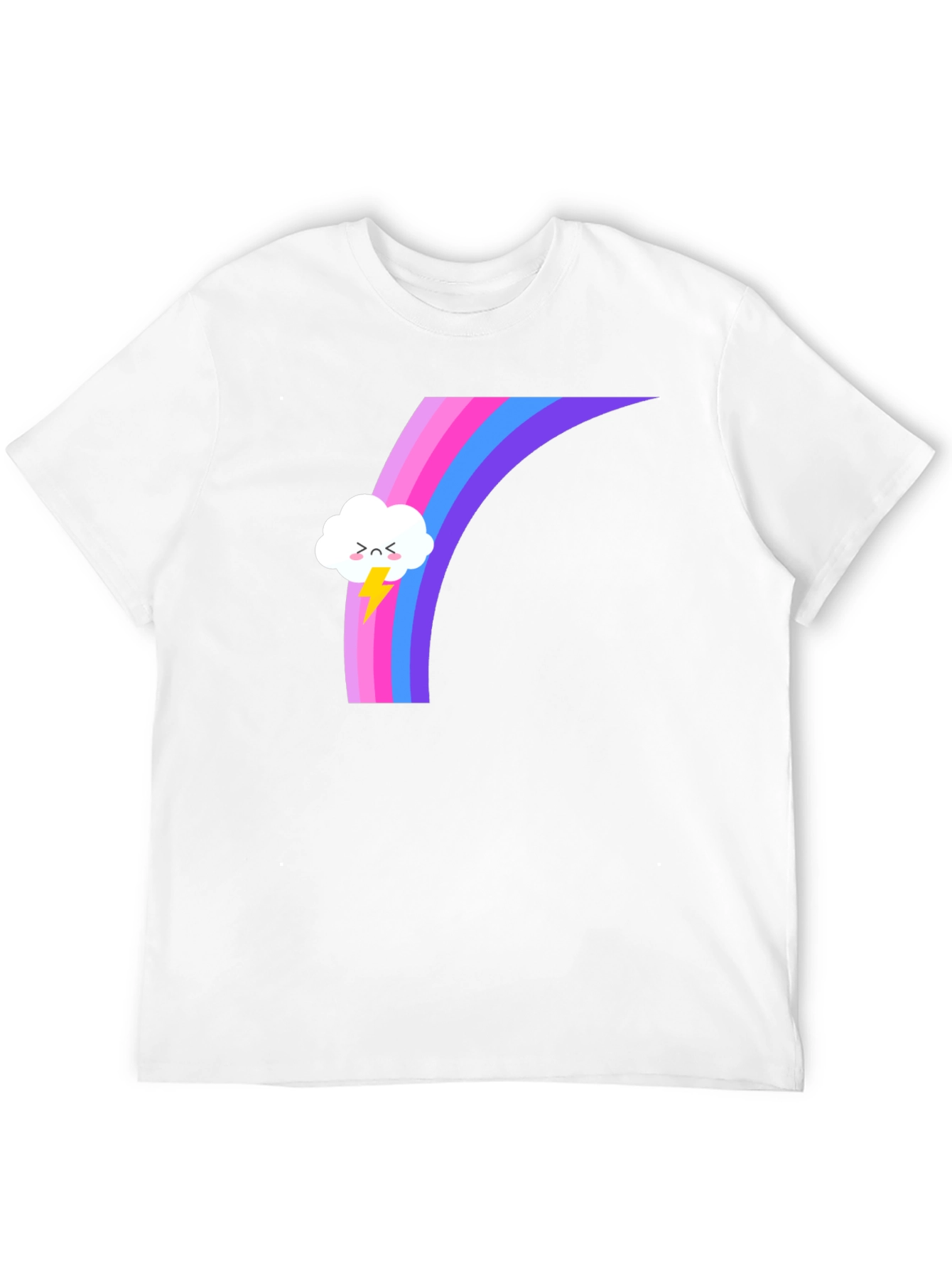 Rainbow Cloud T-Shirt - Stylish and Unique Design