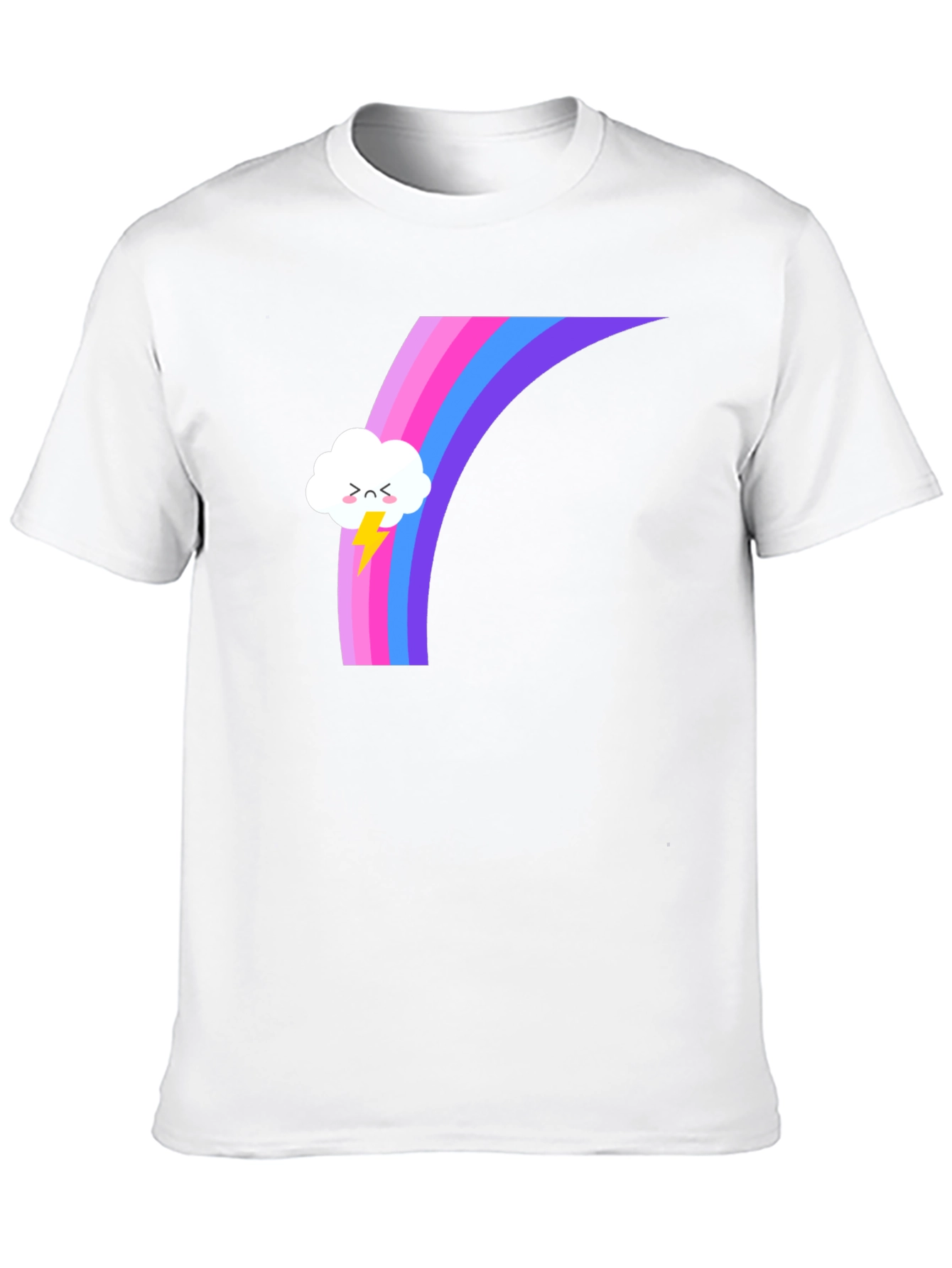 Rainbow Cloud T-Shirt - Stylish and Unique Design