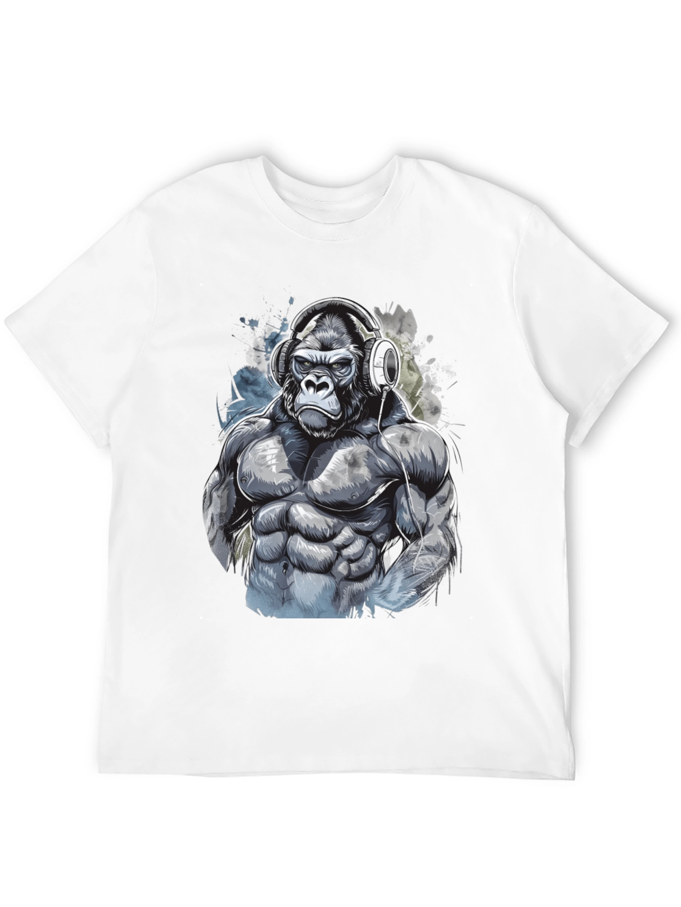 Gorilla Gym T-Shirt - Black Graphic Tee