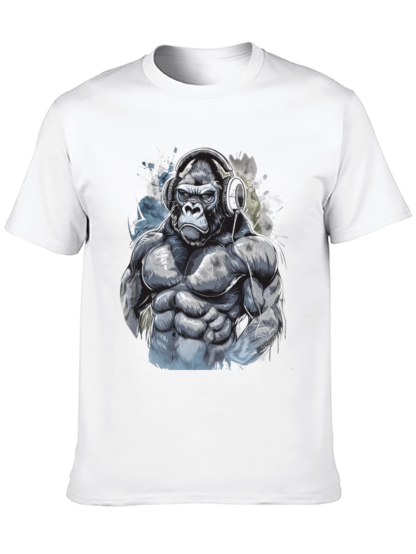 Gorilla Gym T-Shirt - Black Graphic Tee