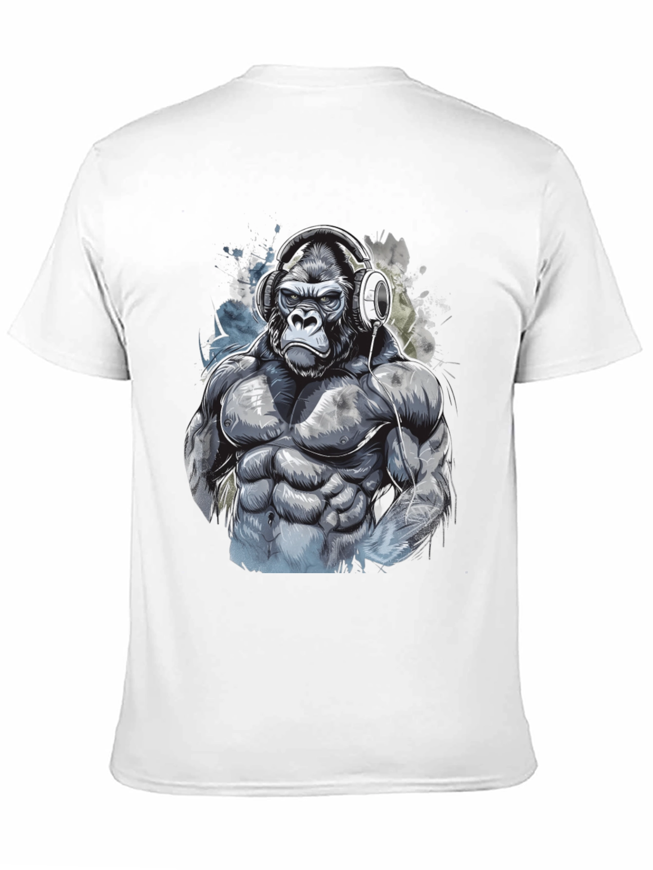 Gorilla Gym T-Shirt - Black Graphic Tee