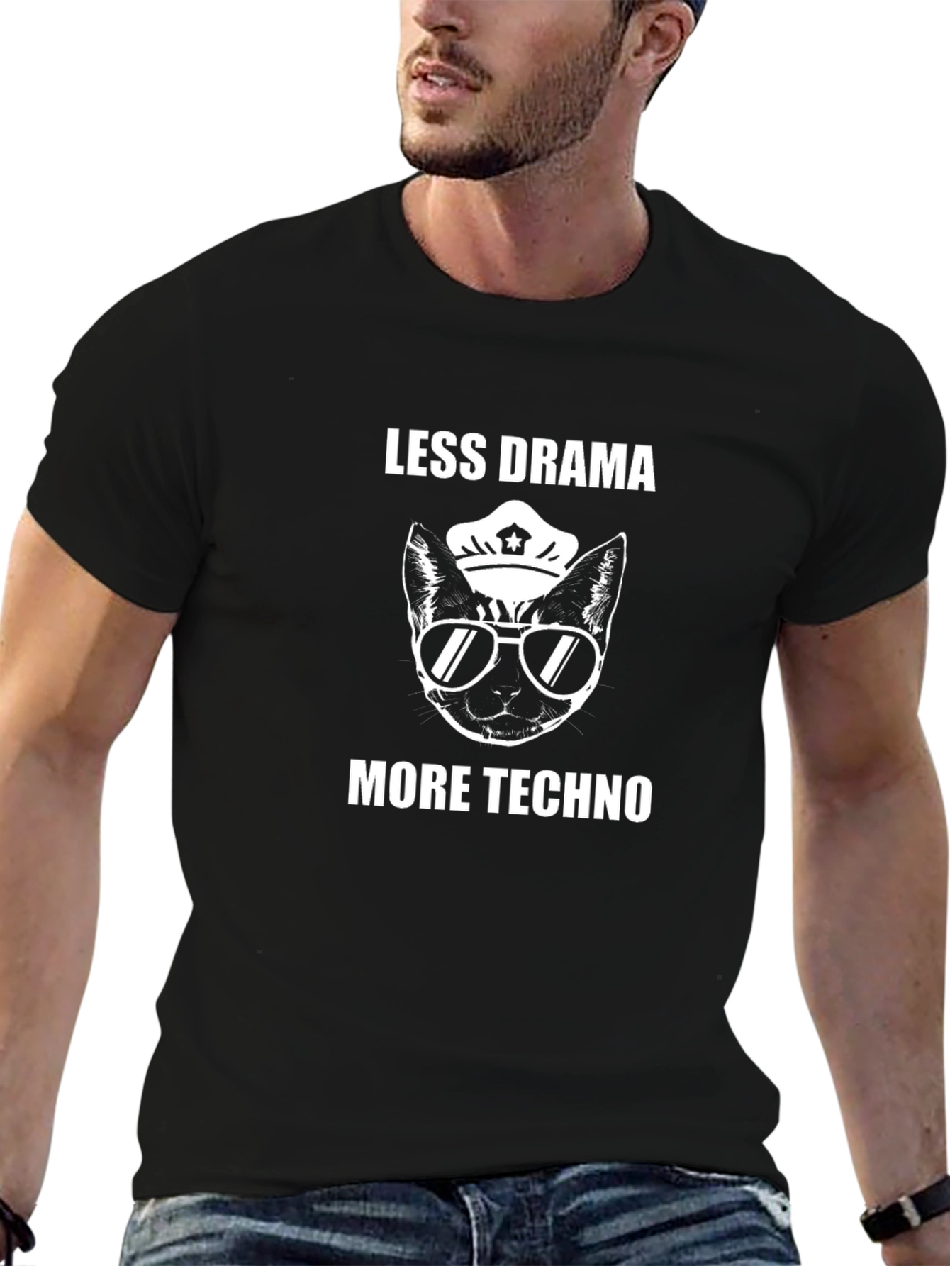 Less Drama More Techno T-Shirt
